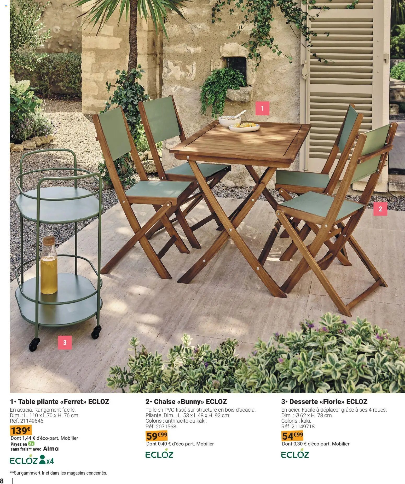 Gamm vert - Catalogue plein air 