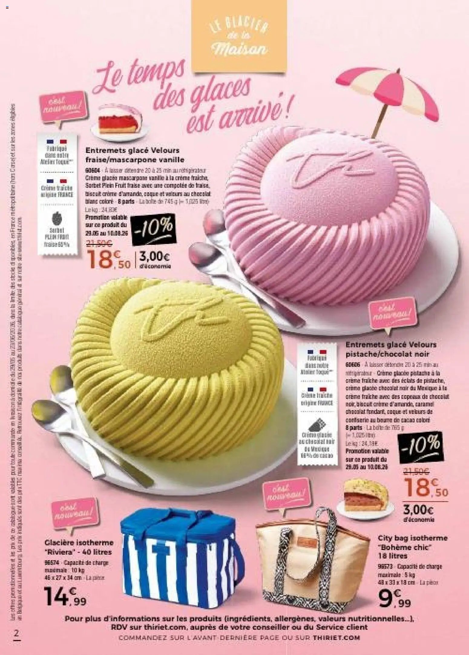 Thiriet Catalogue livraison à domicile