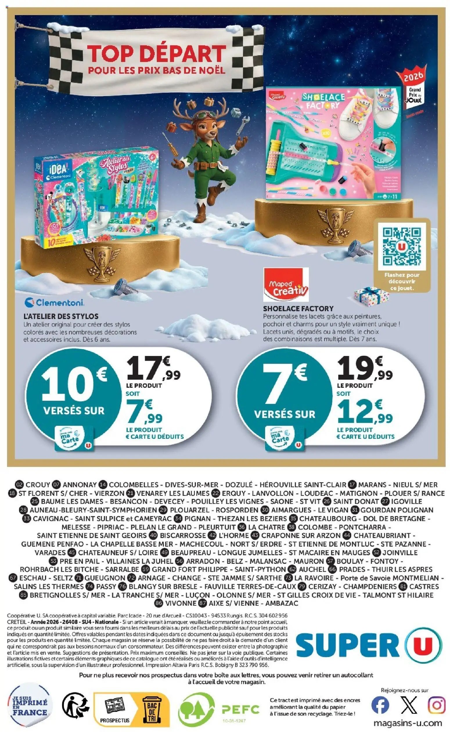 Super U - Prix bas de Noël