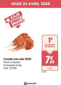 Promocash PROMO crevettes