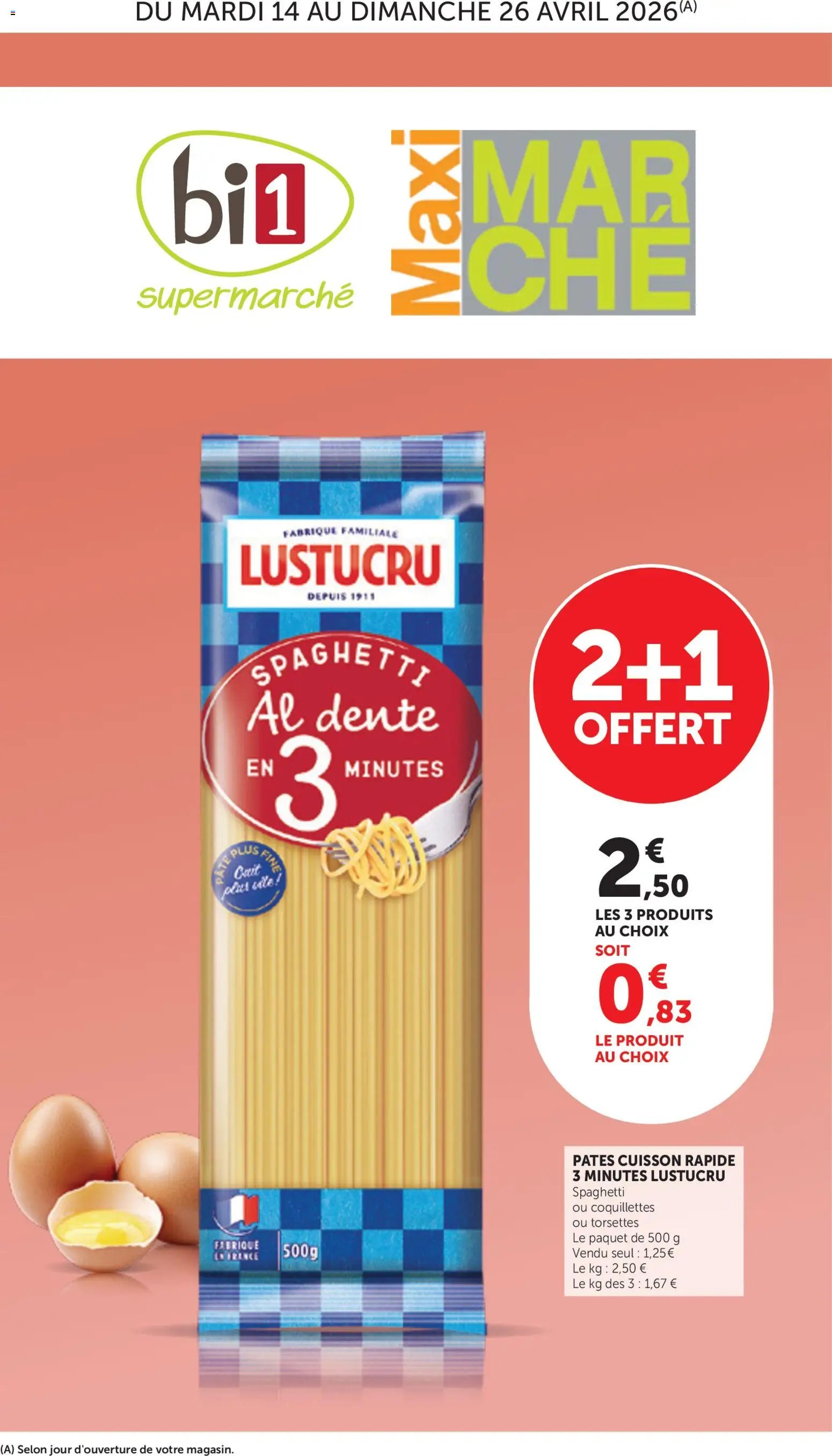 bi1 Catalogue maxi marché