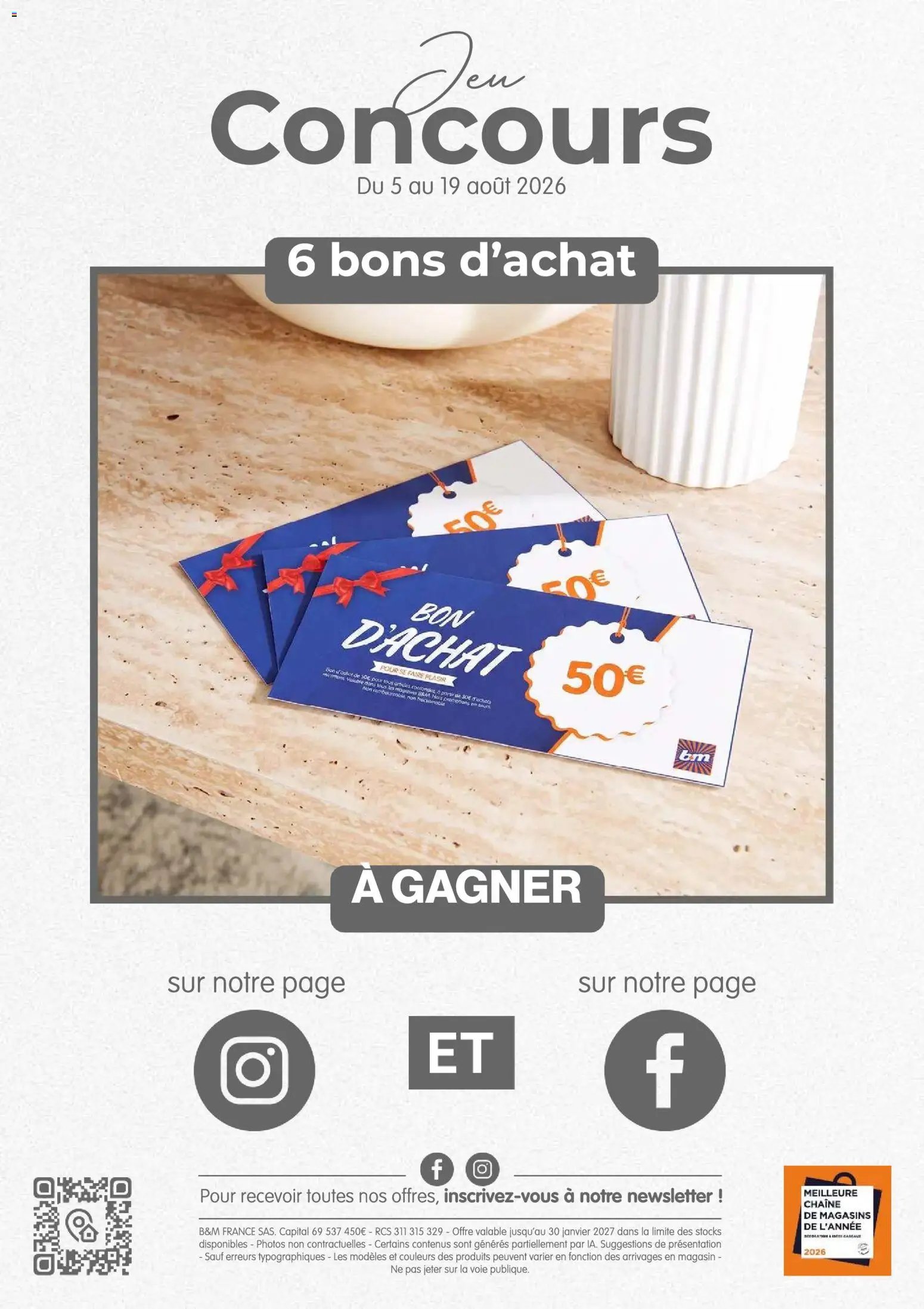 B&M catalogue