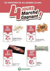 Promocash 4 jours marché gagnant