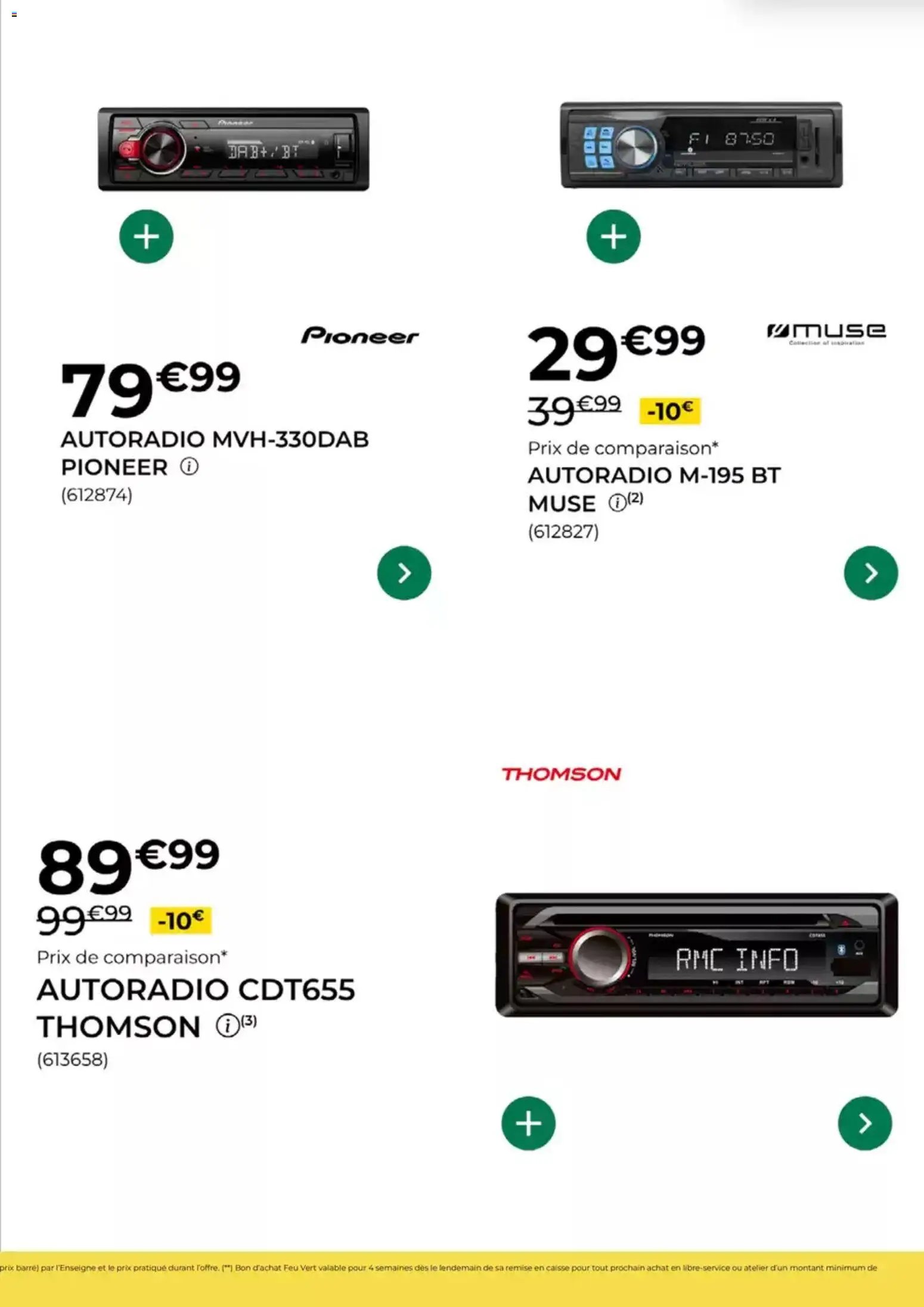 Feu Vert catalogue