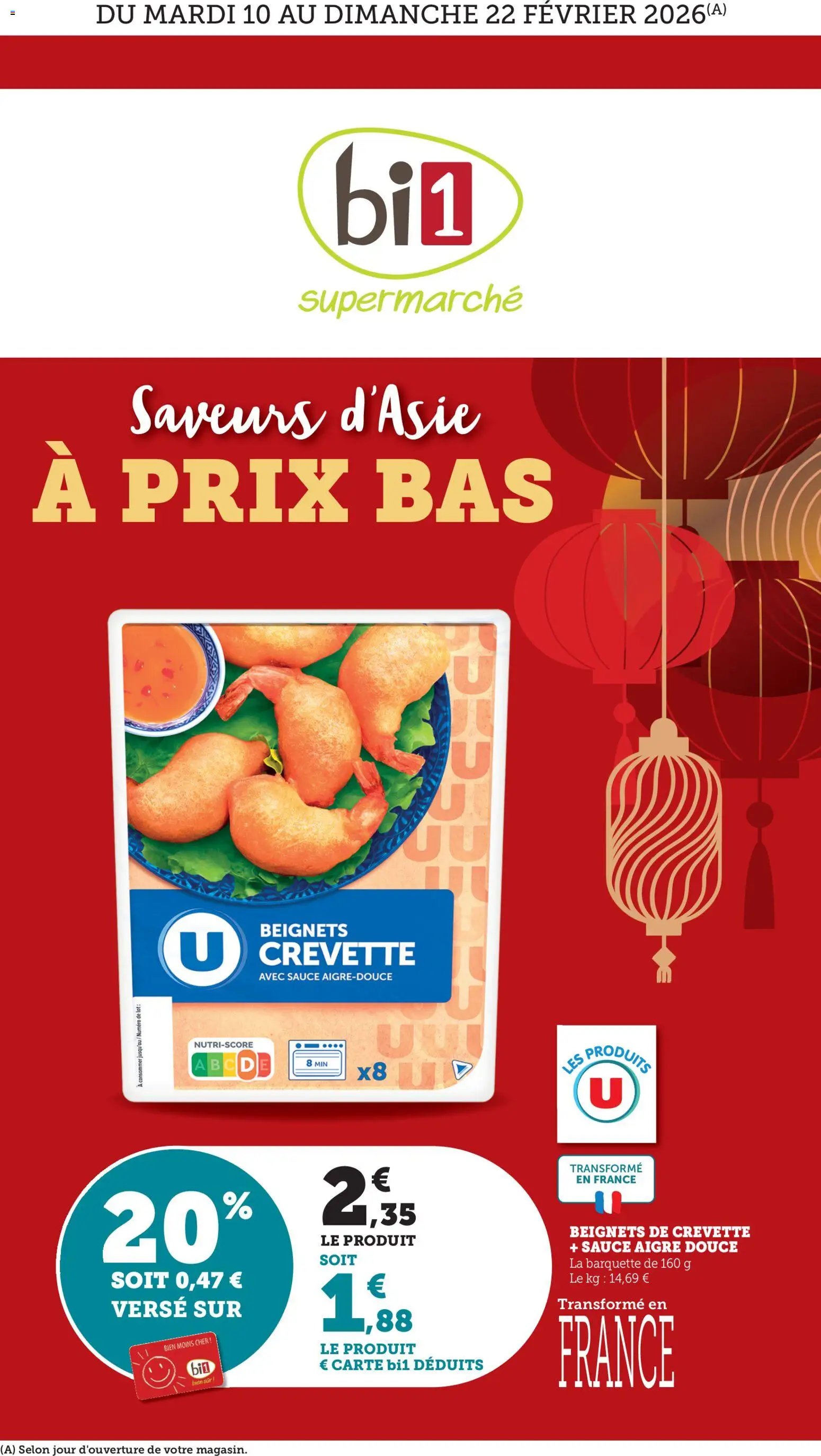 bi1 offre de la semaine