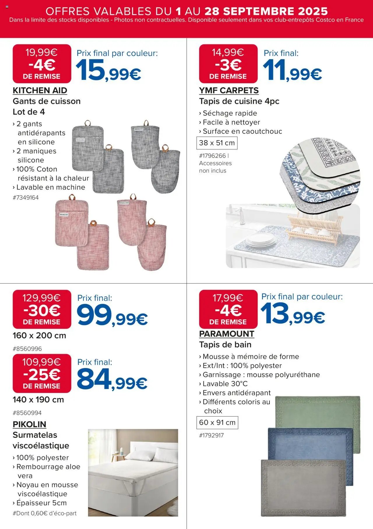 Costco catalogue (2025-09-01 - 2025-09-28)