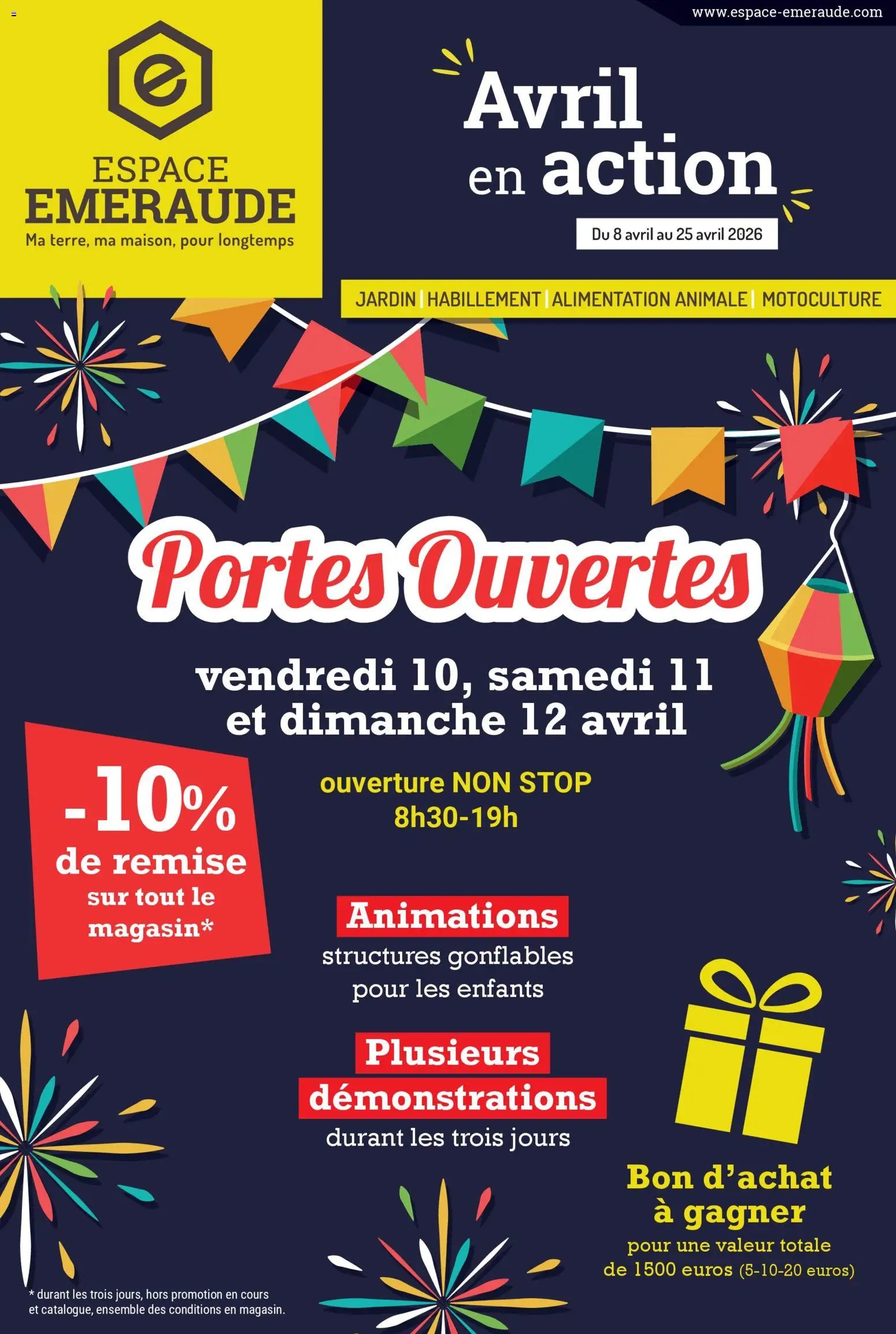 Espace Emeraude catalogue Avril en action