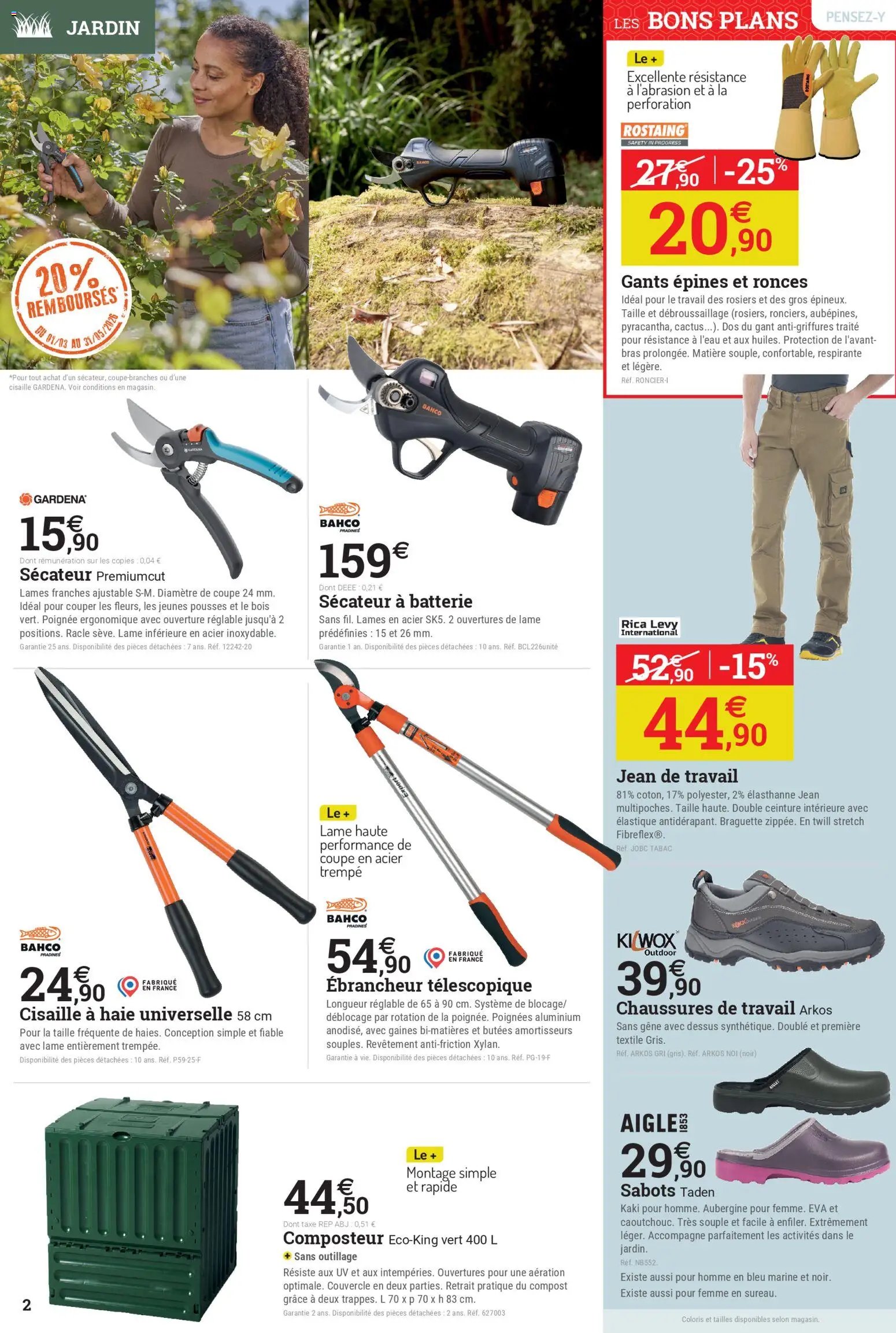 Espace Emeraude catalogue Avril en action