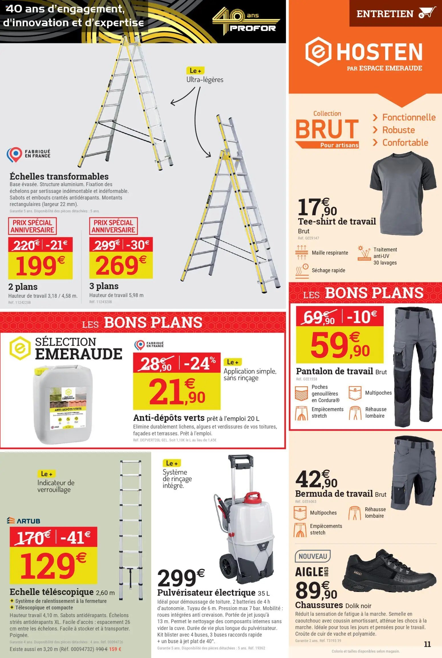 Espace Emeraude catalogue Avril en action