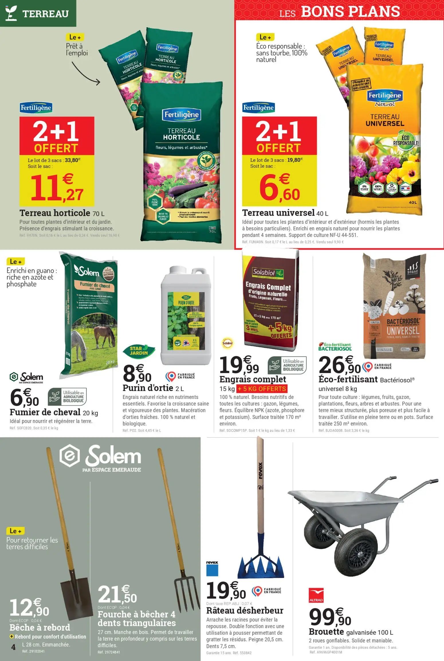 Espace Emeraude catalogue Avril en action