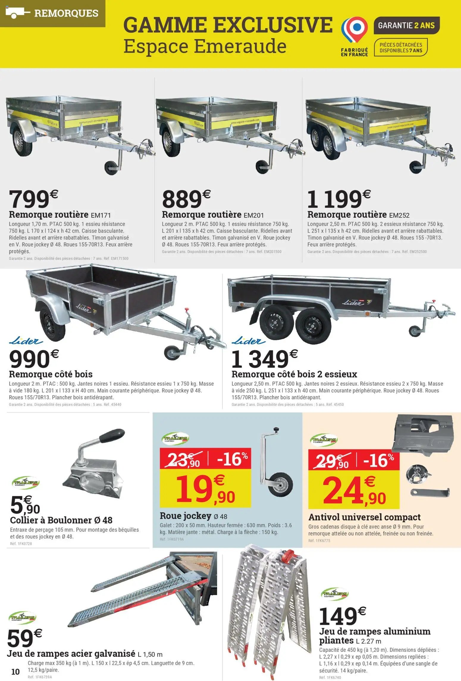 Espace Emeraude catalogue Avril en action