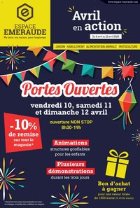 Espace Emeraude catalogue Avril en action