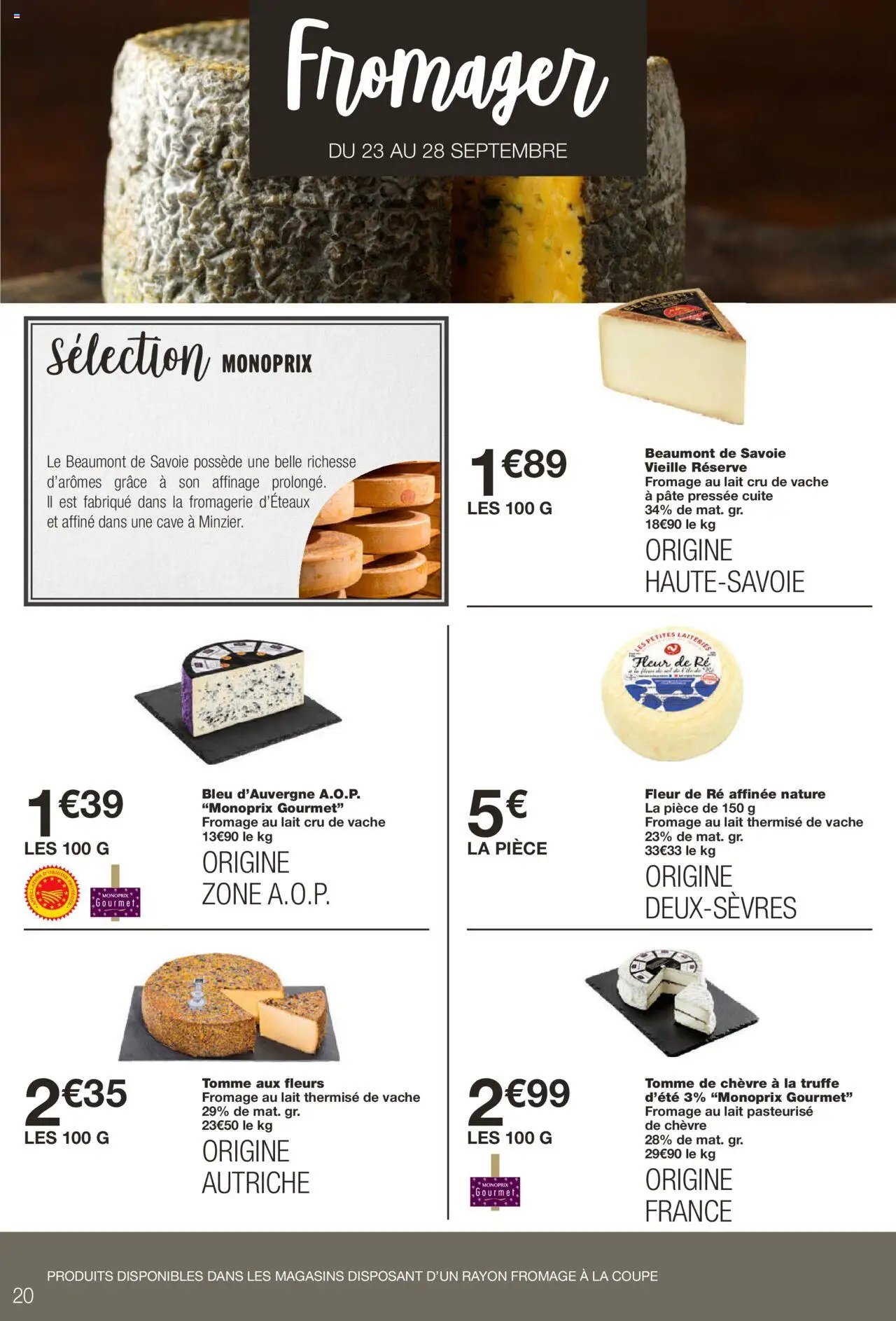 Monoprix catalogue (2025-09-23 - 2025-10-05)