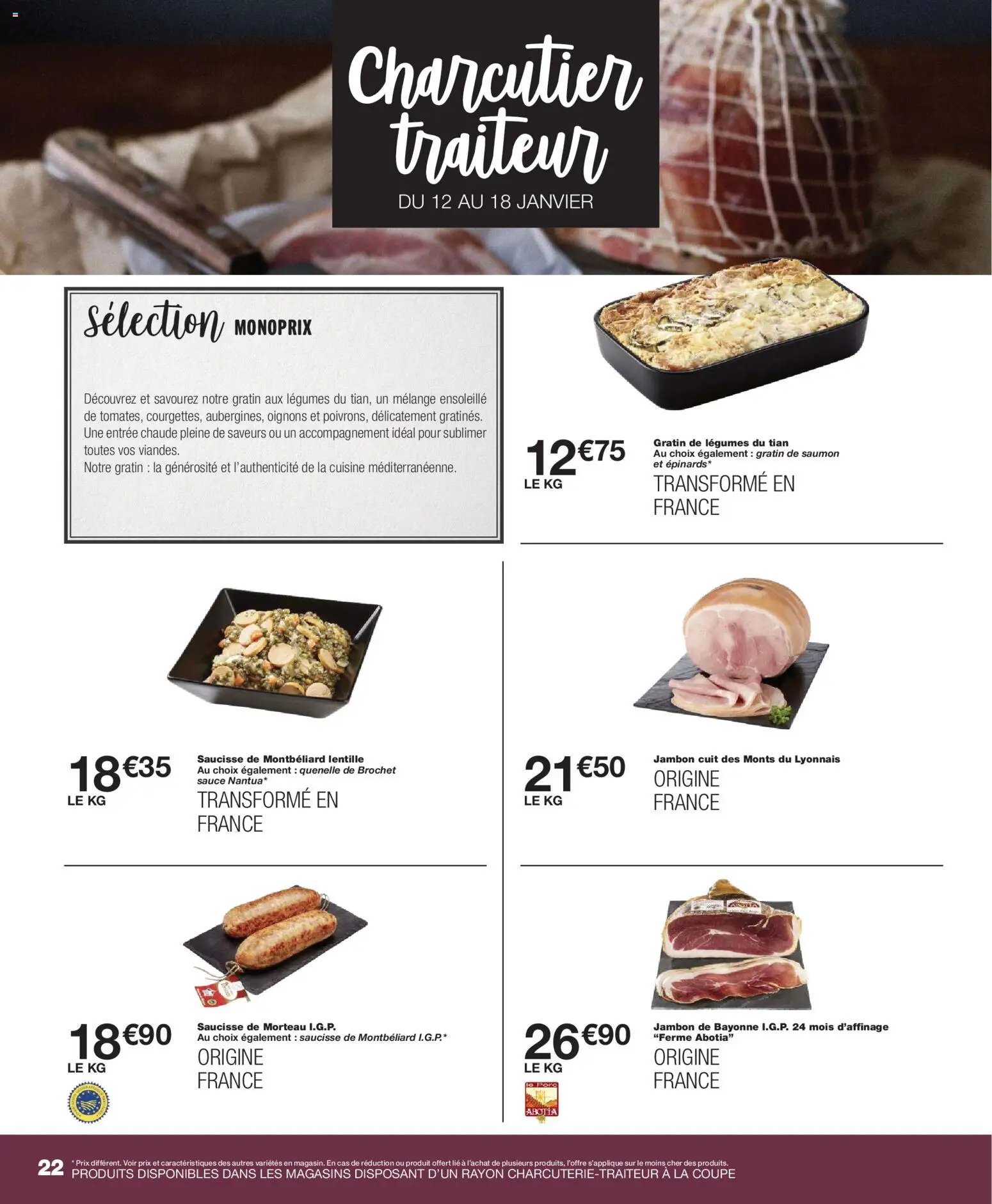 Monoprix catalogue (2026-01-01 - 2026-01-18)