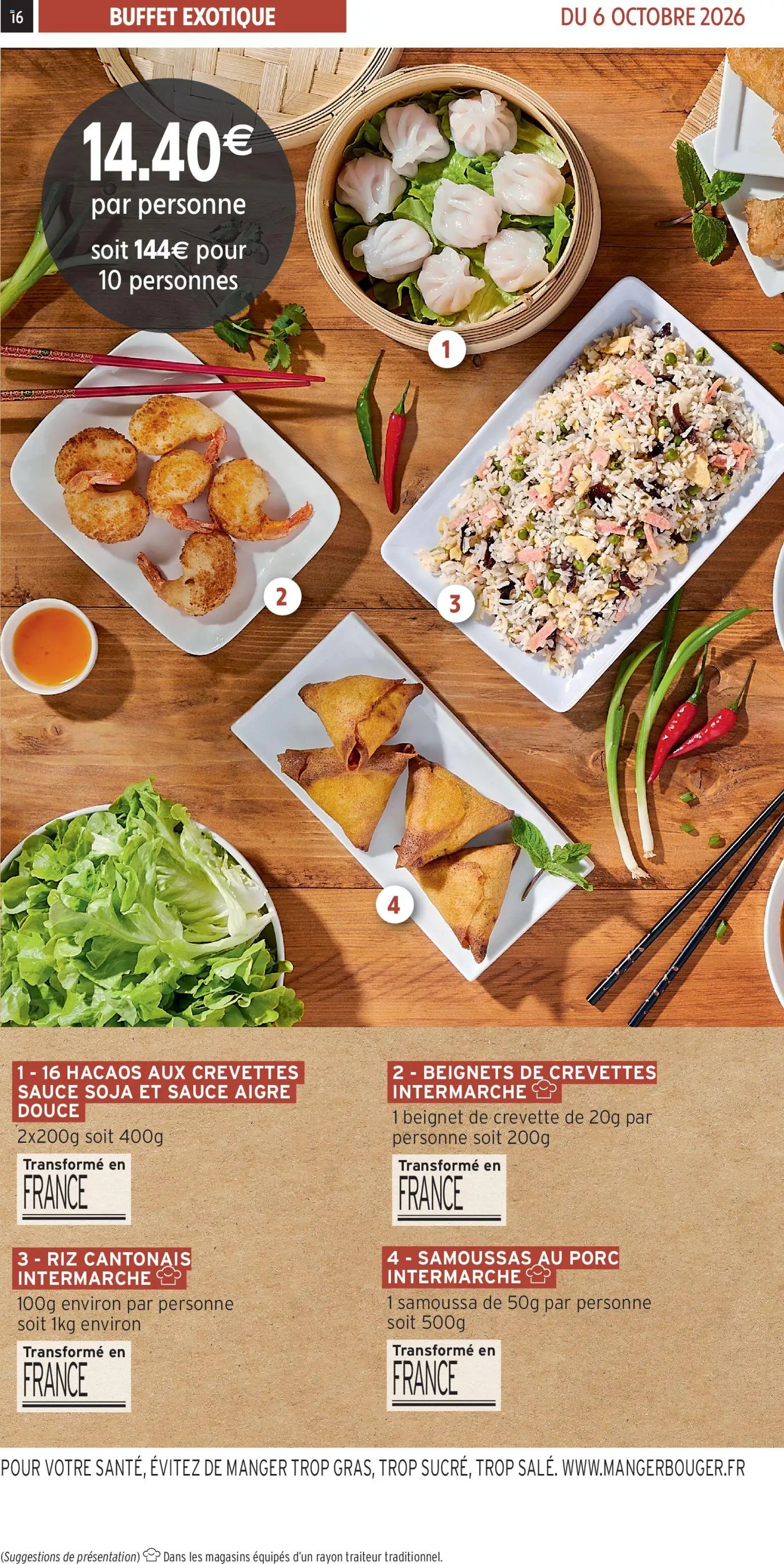 Intermarché - Les menus traiteur automne/hiver