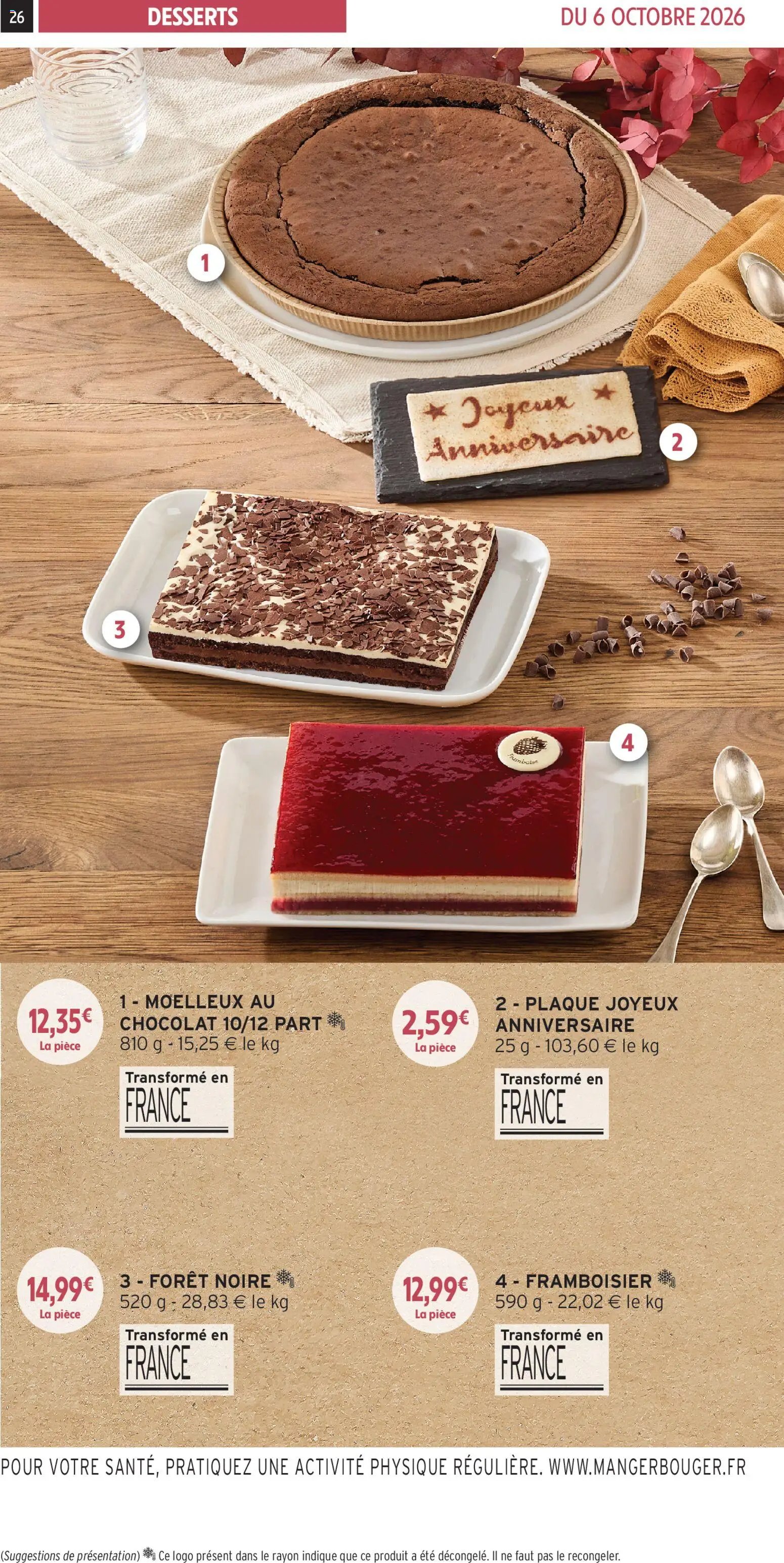Intermarché - Les menus traiteur automne/hiver