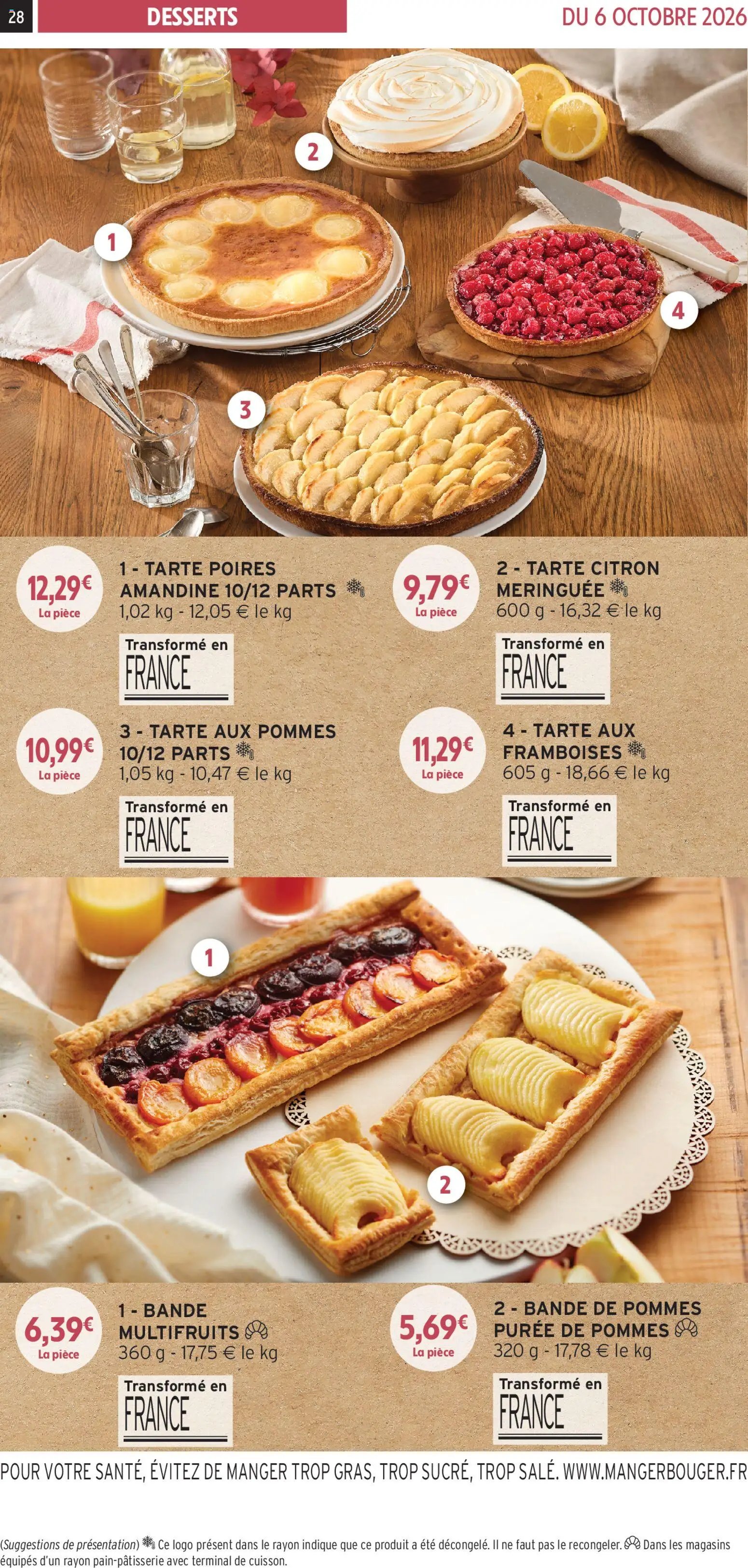 Intermarché - Les menus traiteur automne/hiver