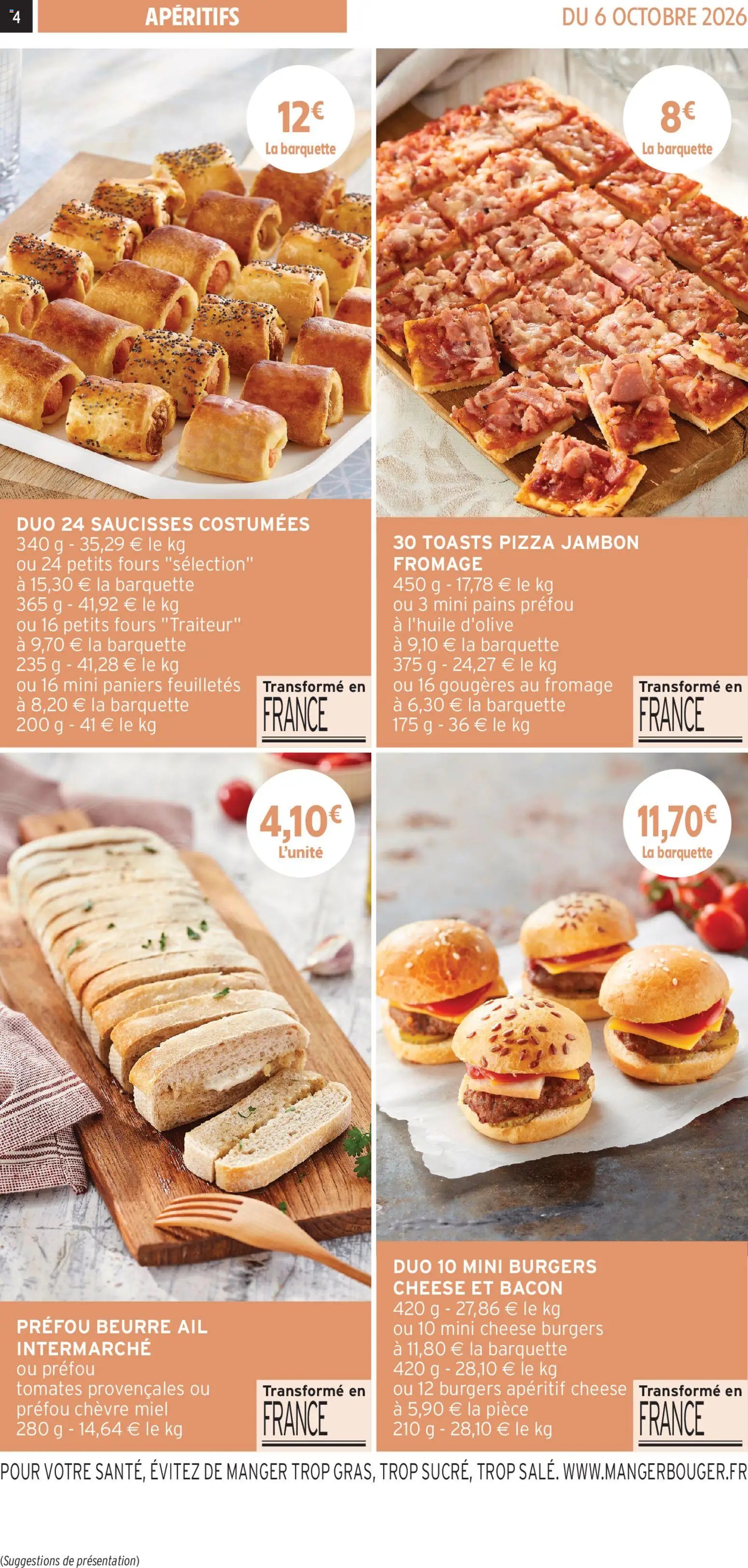 Intermarché - Les menus traiteur automne/hiver