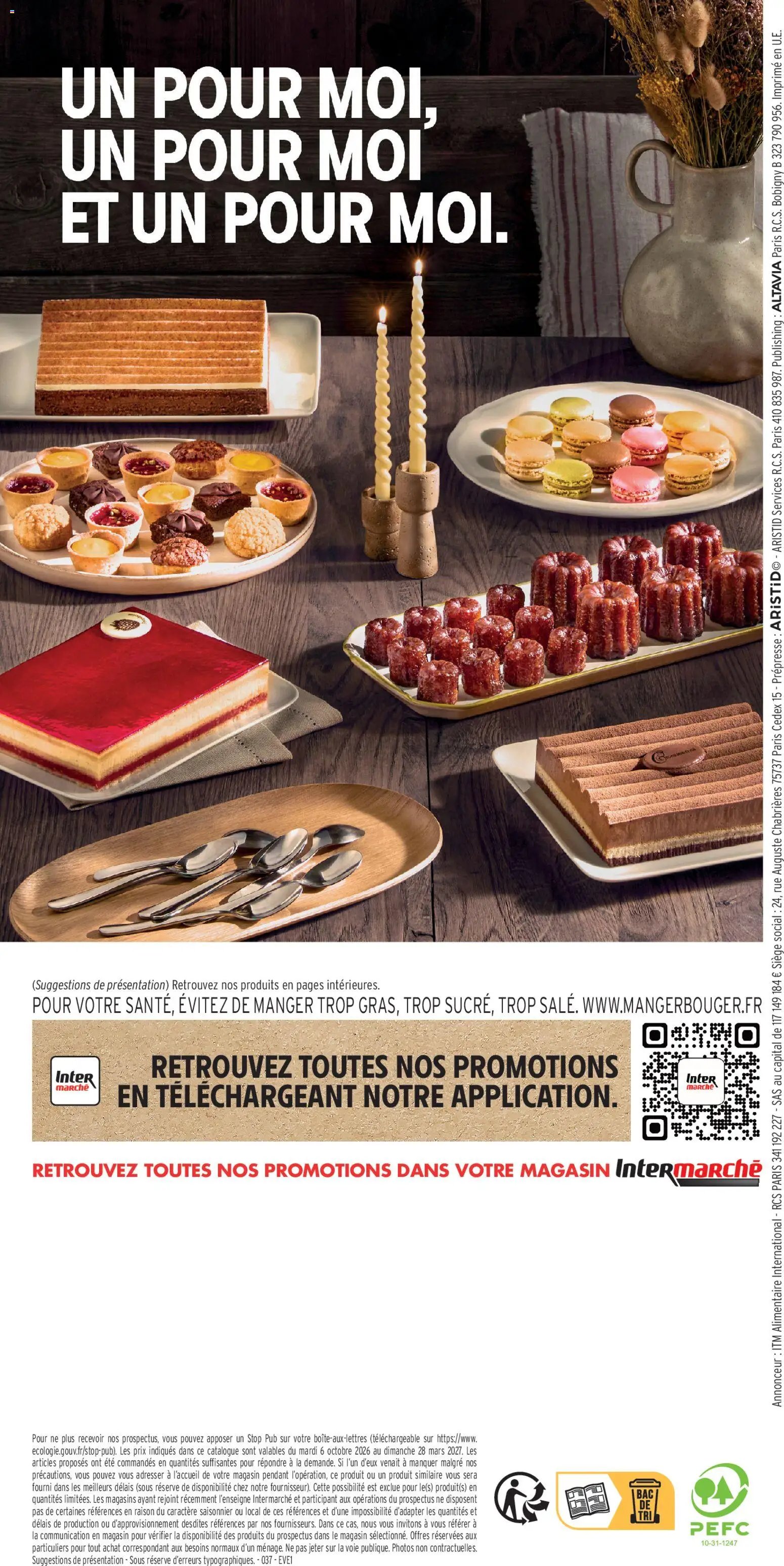 Intermarché - Les menus traiteur automne/hiver