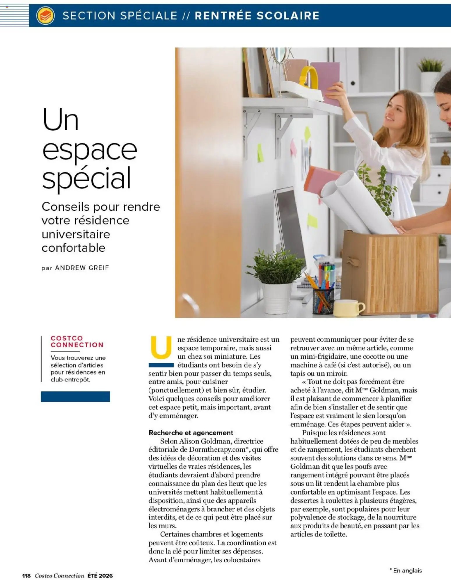 Costco Conneection Été 2026