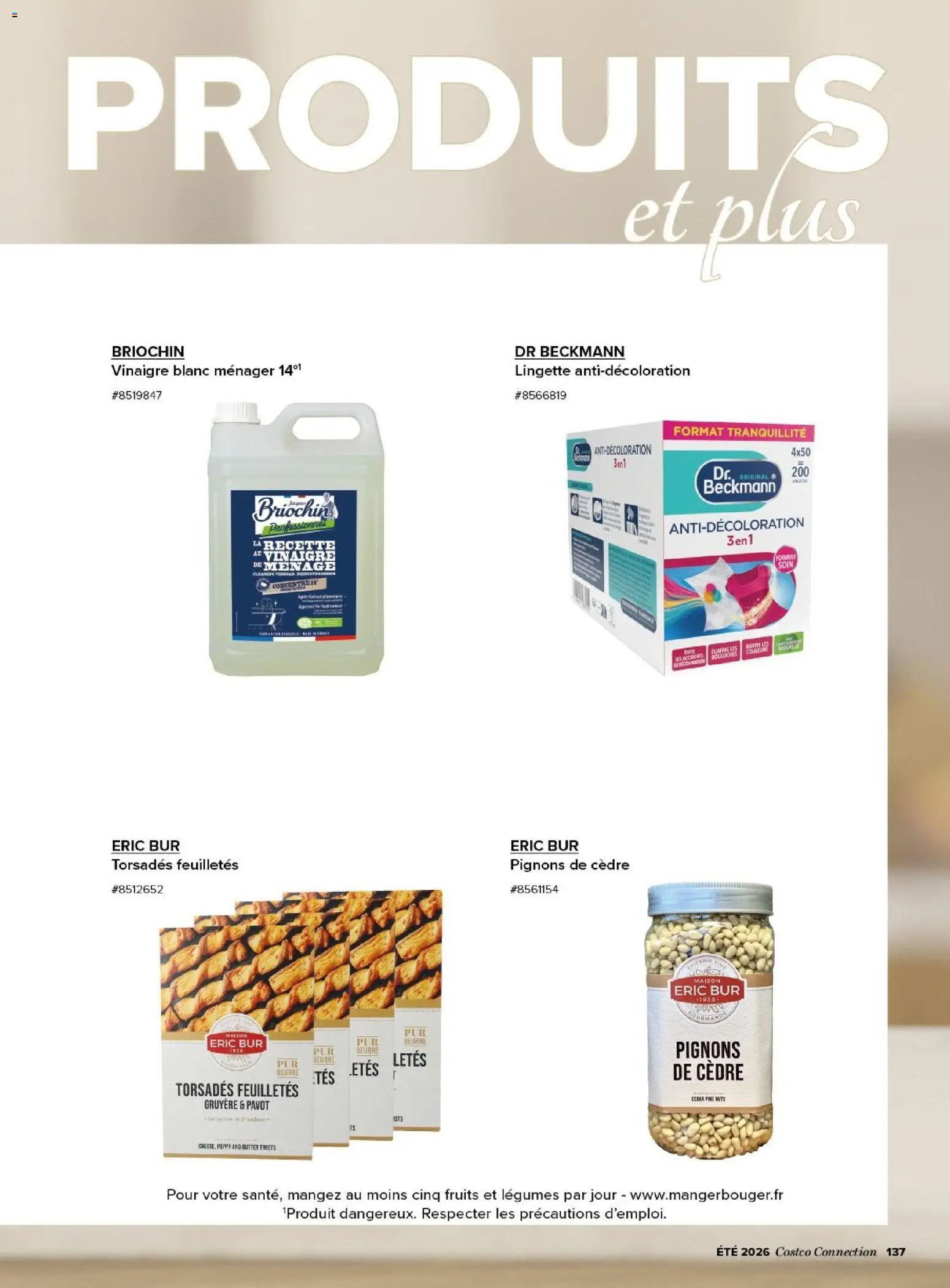 Costco Conneection Été 2026