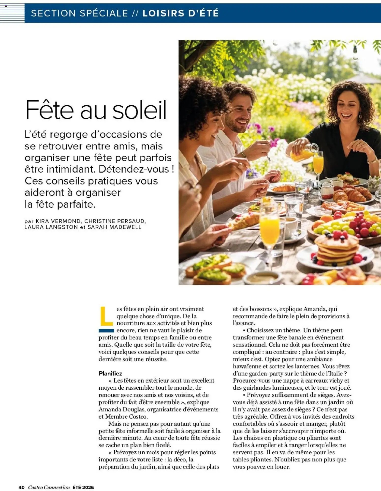 Costco Conneection Été 2026
