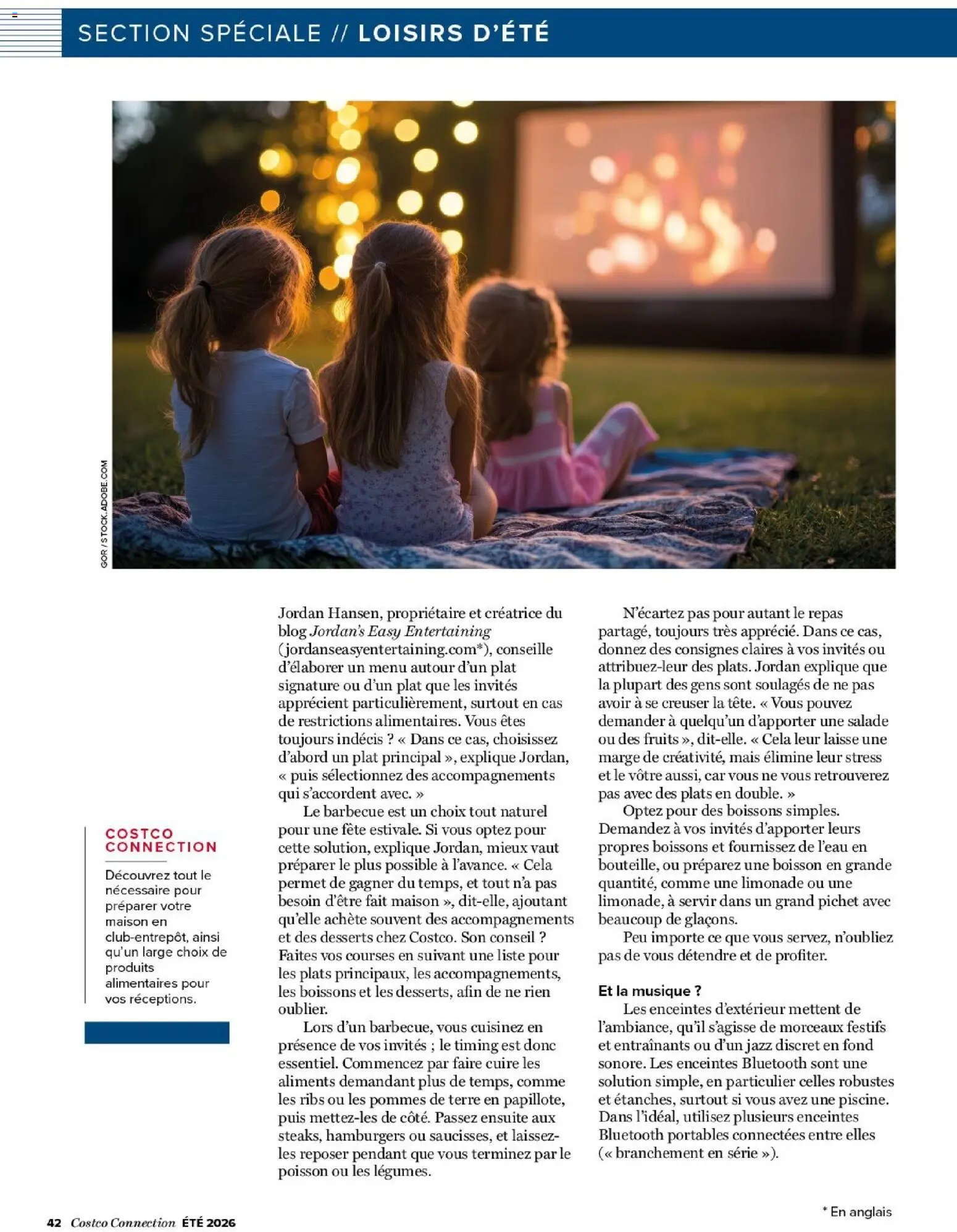 Costco Conneection Été 2026