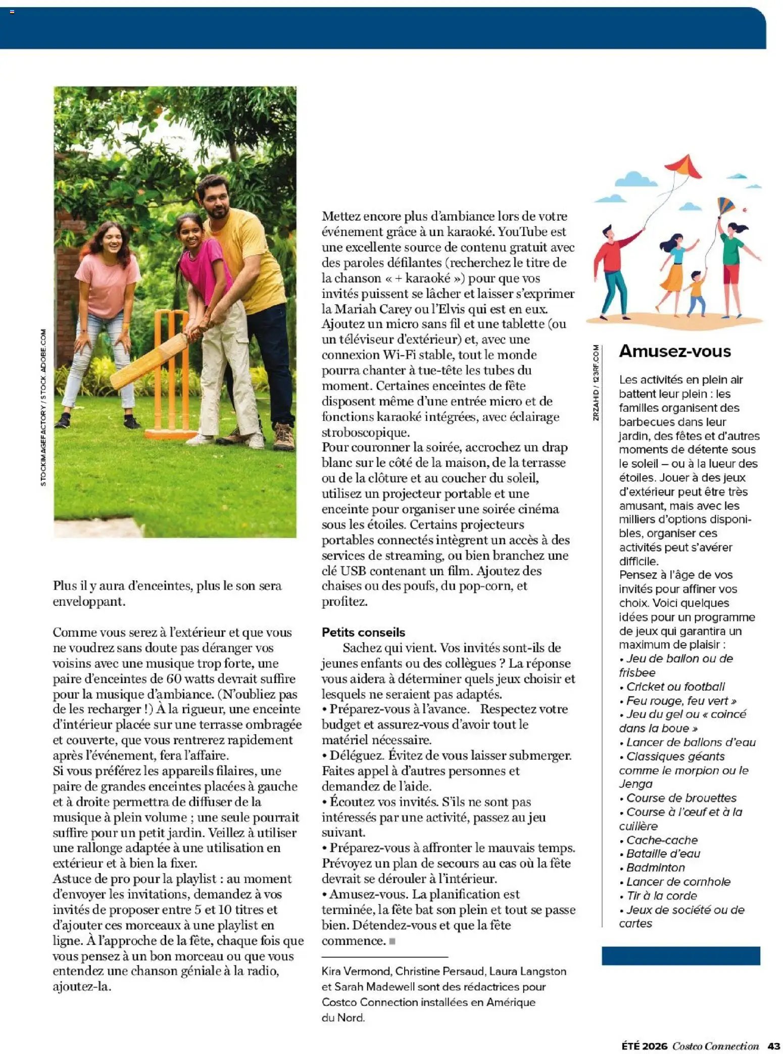 Costco Conneection Été 2026