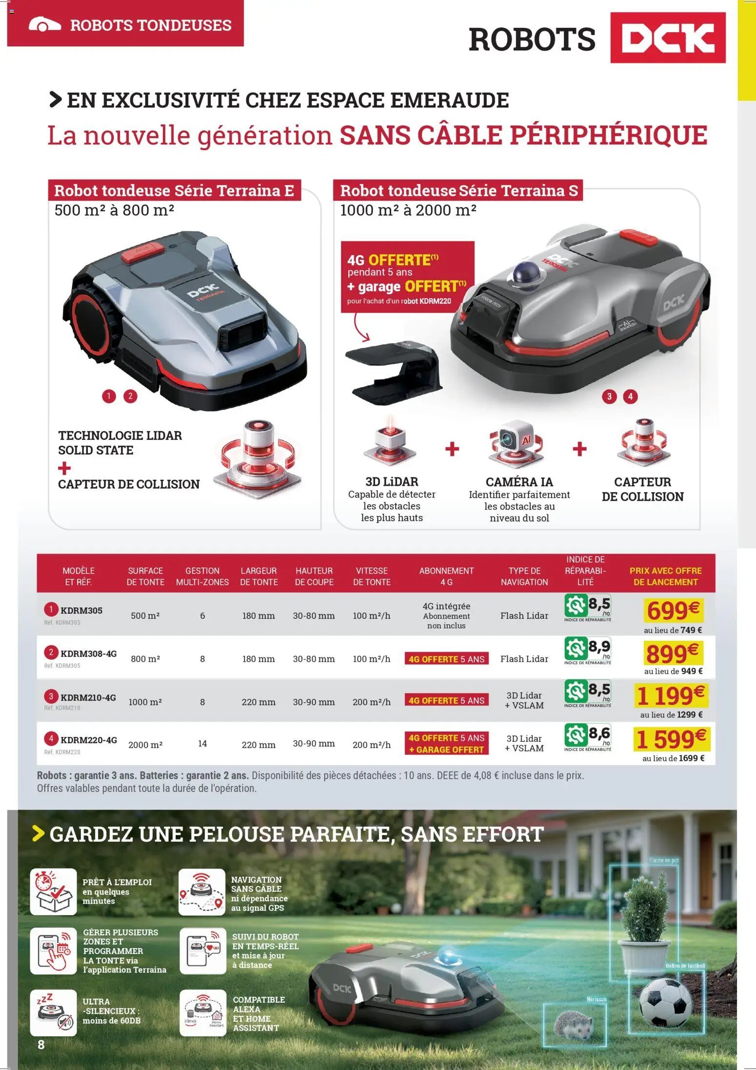 Espace Emeraude catalogue