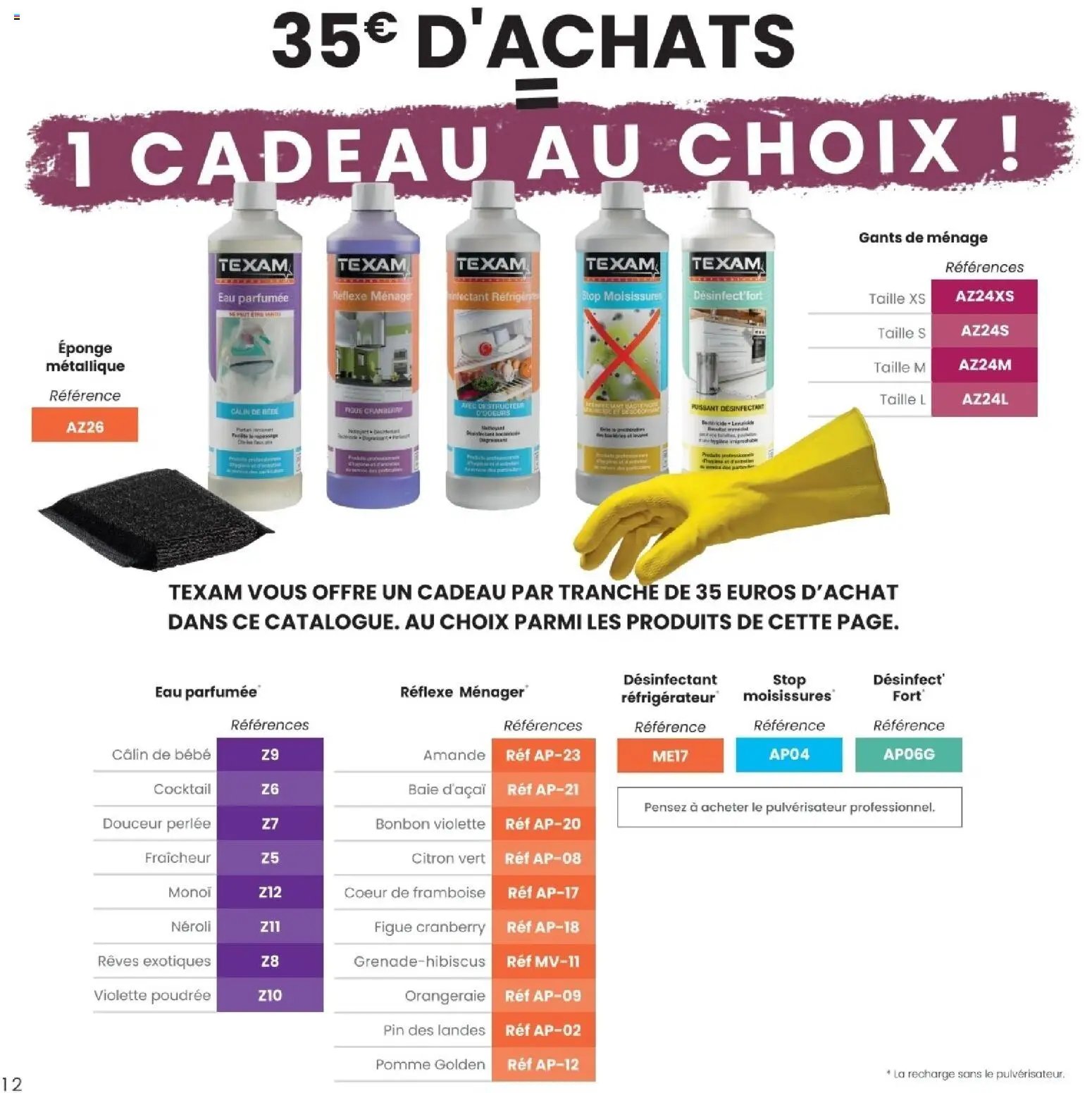 Texam catalogue 2026 (2026-02-02 - 2026-12-31)