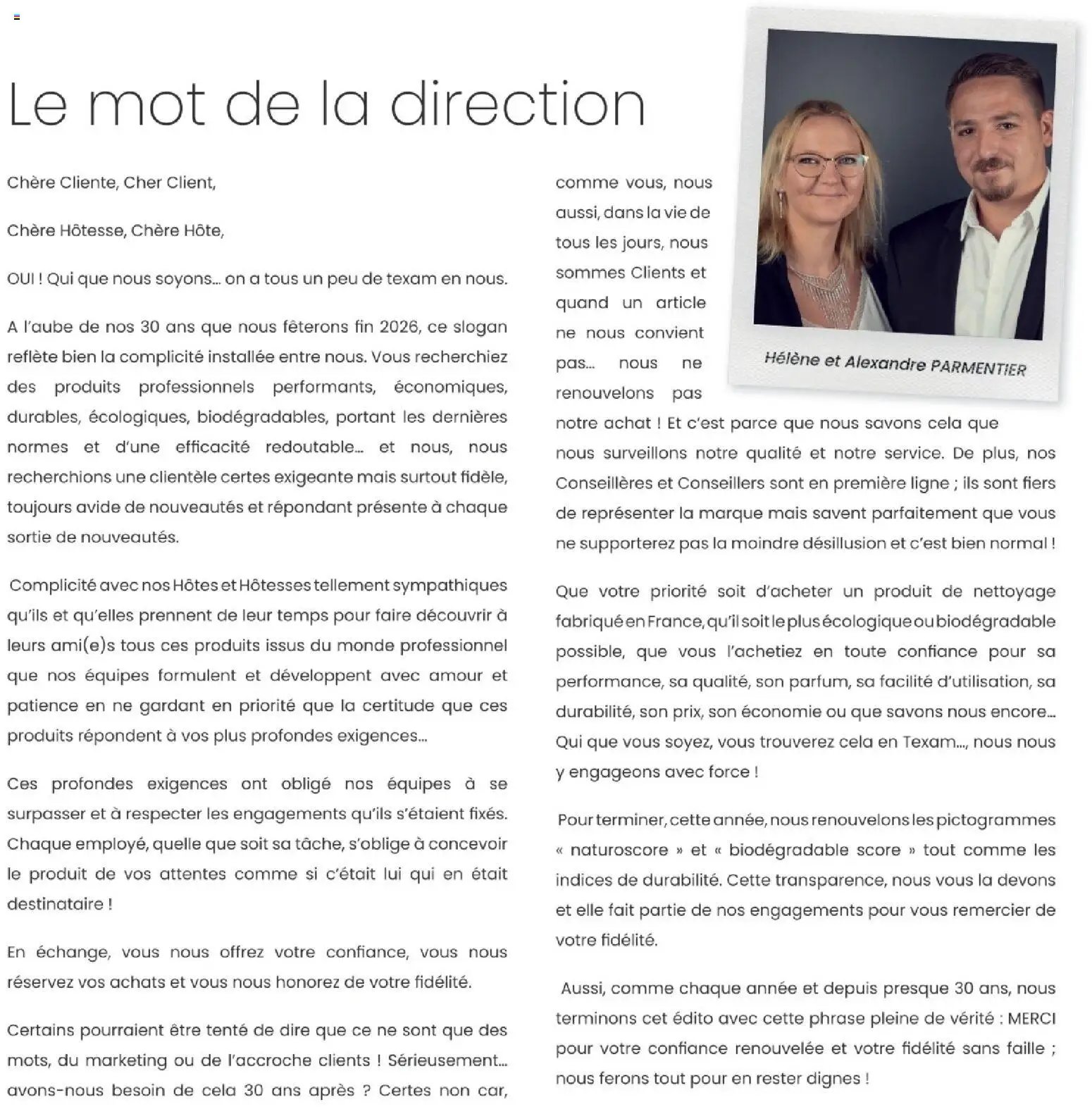 Texam catalogue 2026 (2026-02-02 - 2026-12-31)