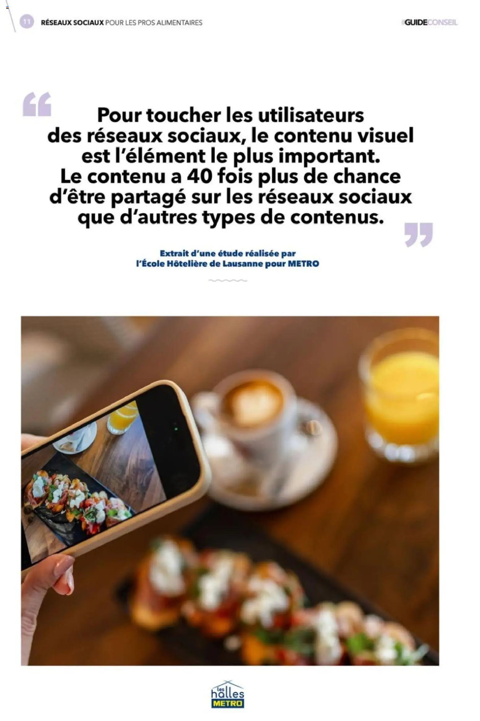 METRO - Réseaux sociaux pour les pros alimentaires