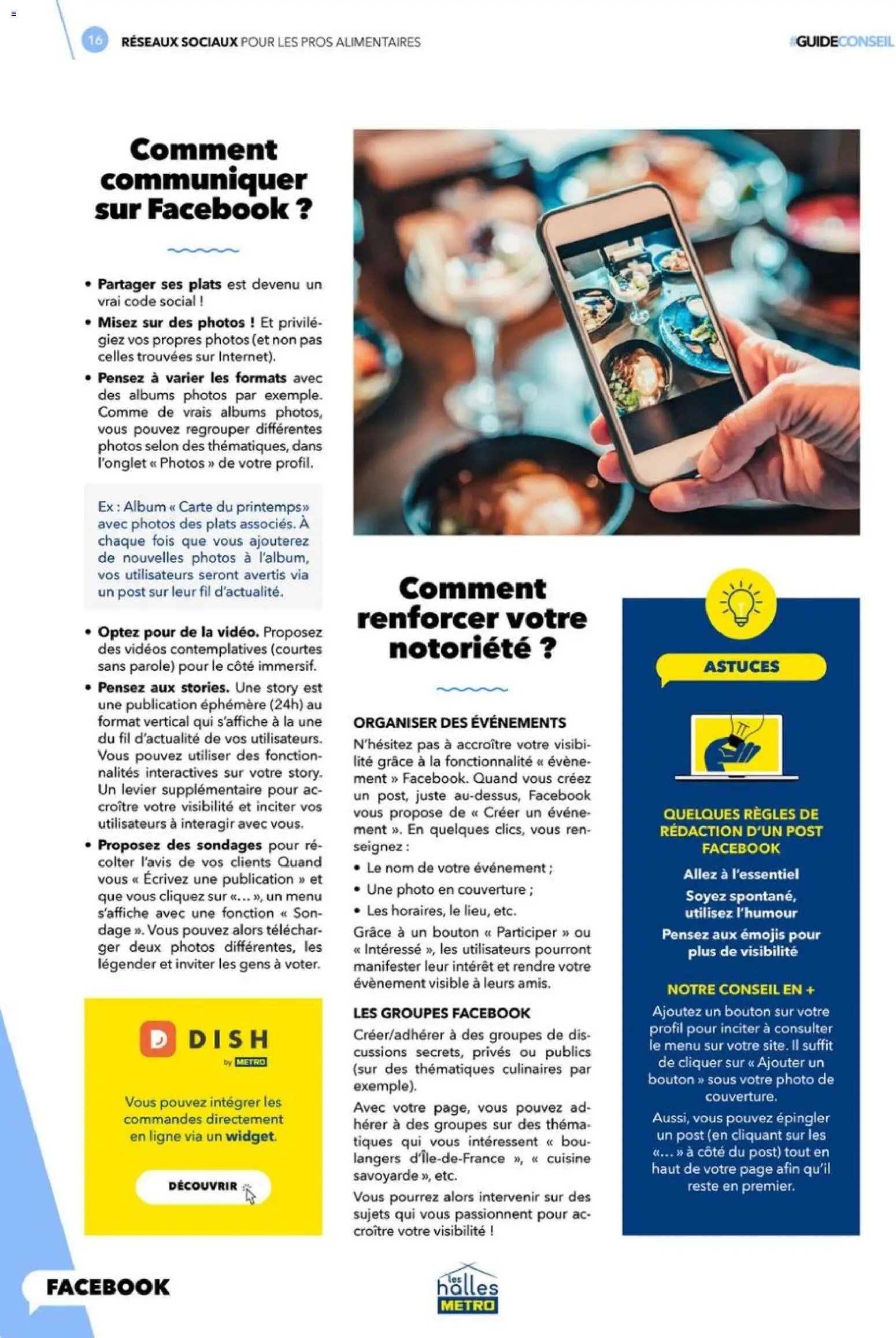 METRO - Réseaux sociaux pour les pros alimentaires