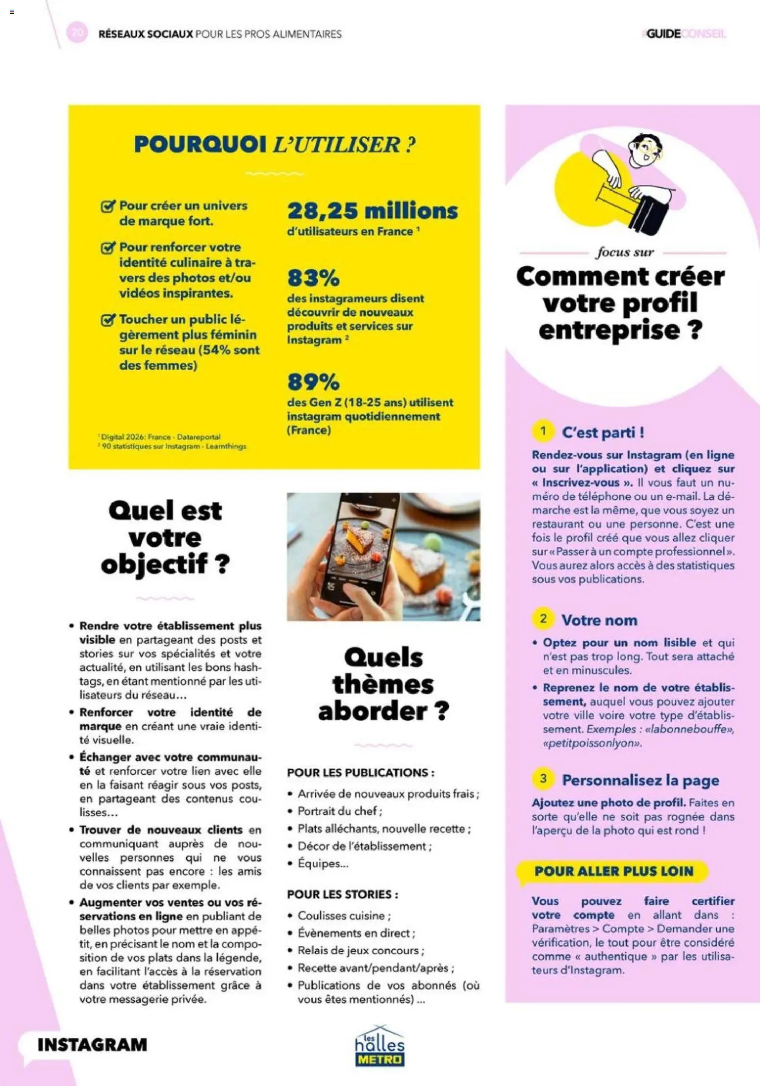 METRO - Réseaux sociaux pour les pros alimentaires