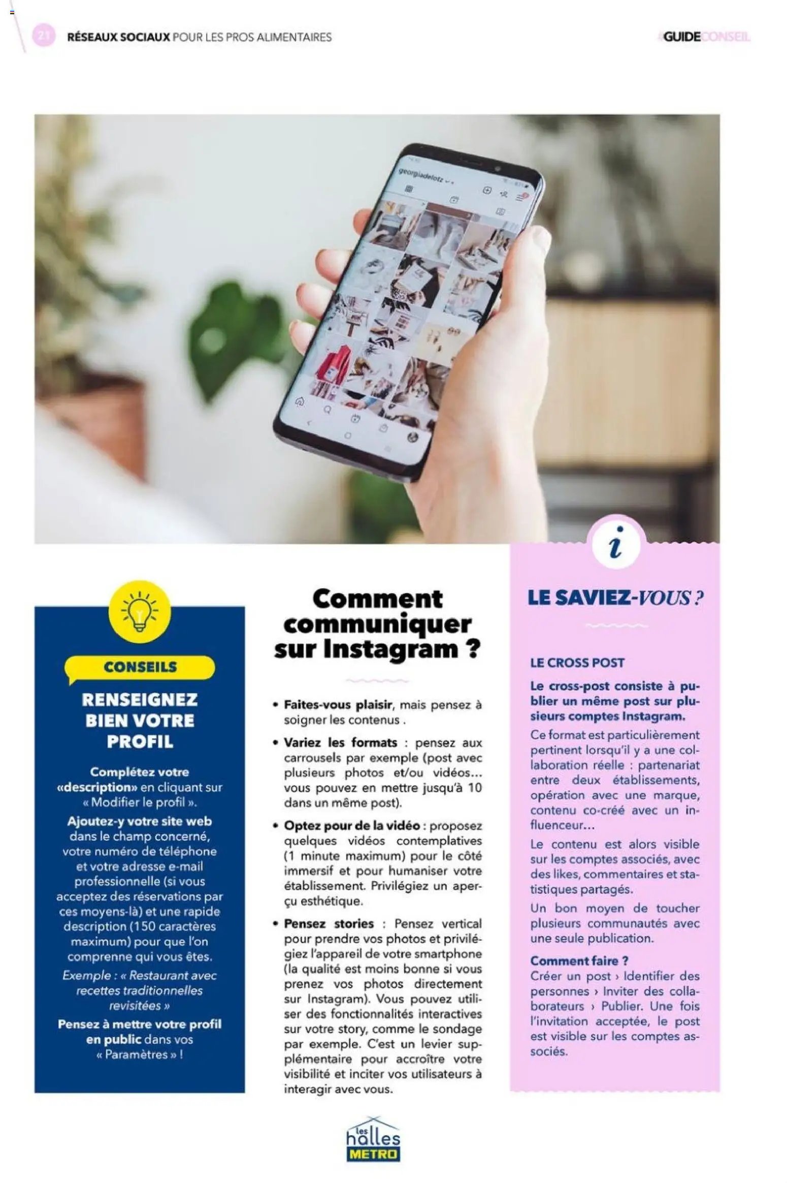 METRO - Réseaux sociaux pour les pros alimentaires