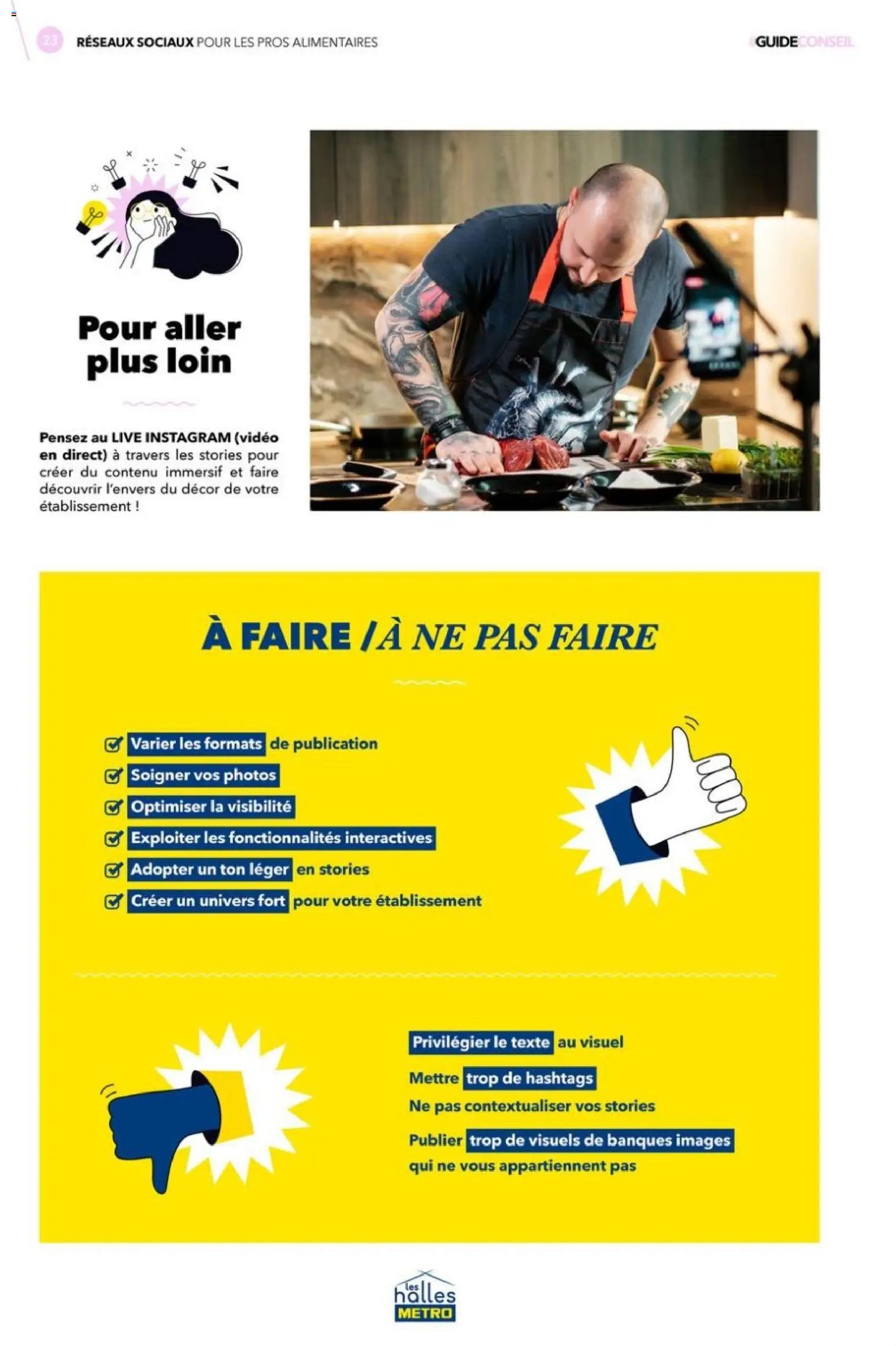 METRO - Réseaux sociaux pour les pros alimentaires