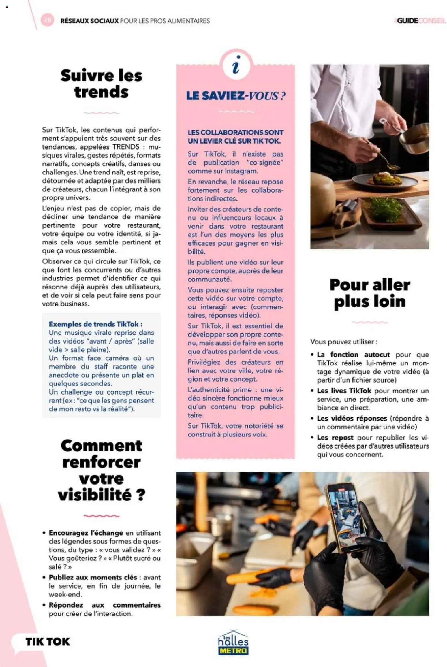 METRO - Réseaux sociaux pour les pros alimentaires