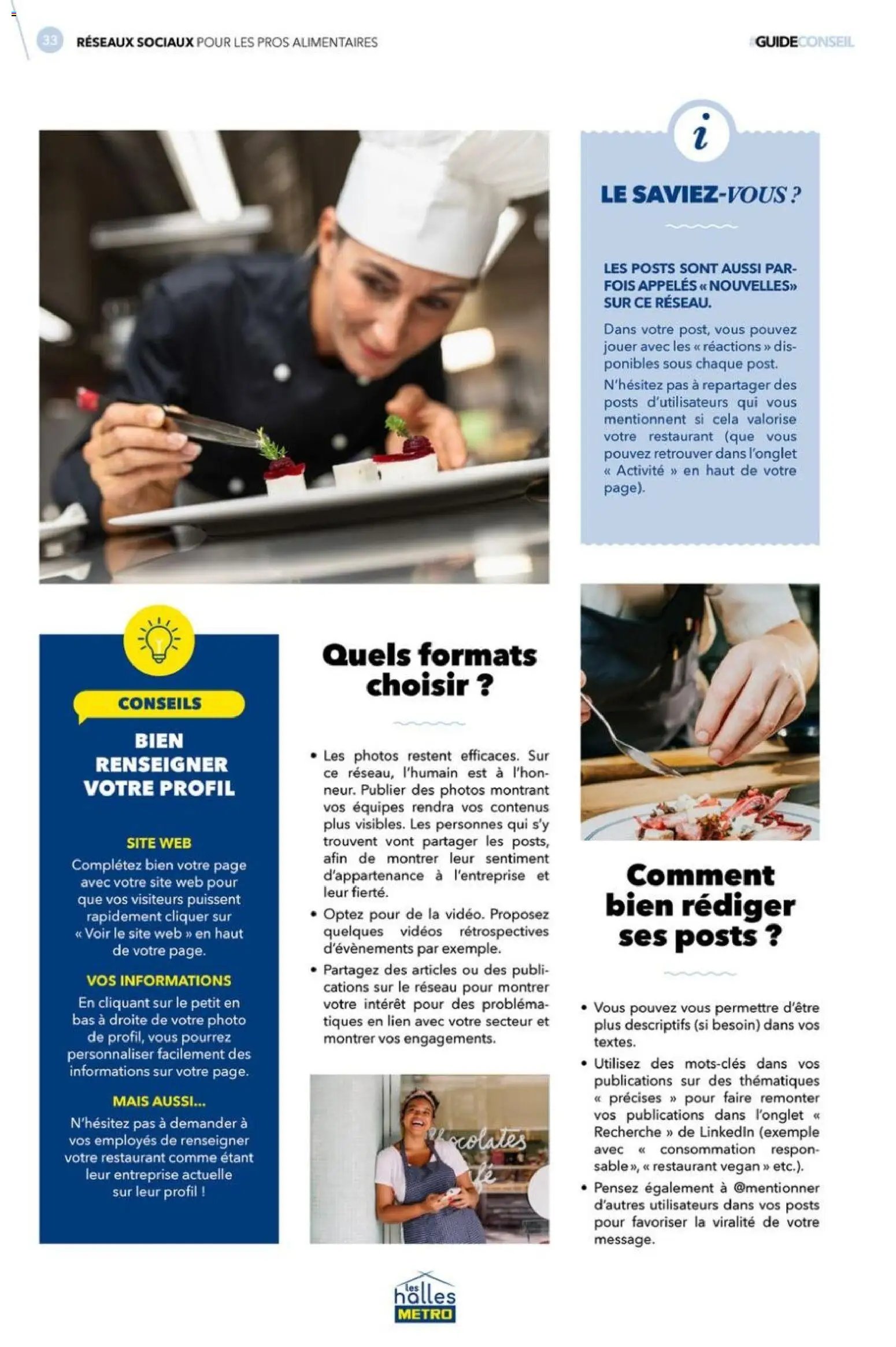 METRO - Réseaux sociaux pour les pros alimentaires