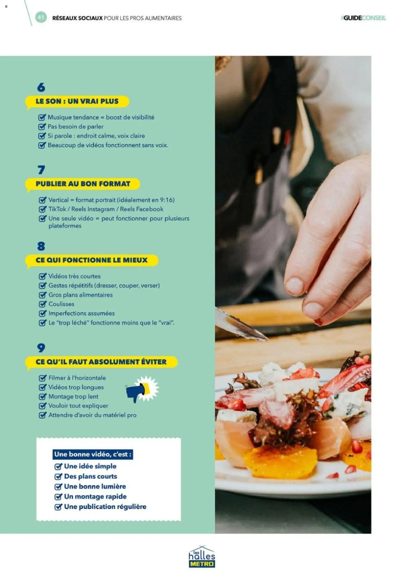 METRO - Réseaux sociaux pour les pros alimentaires