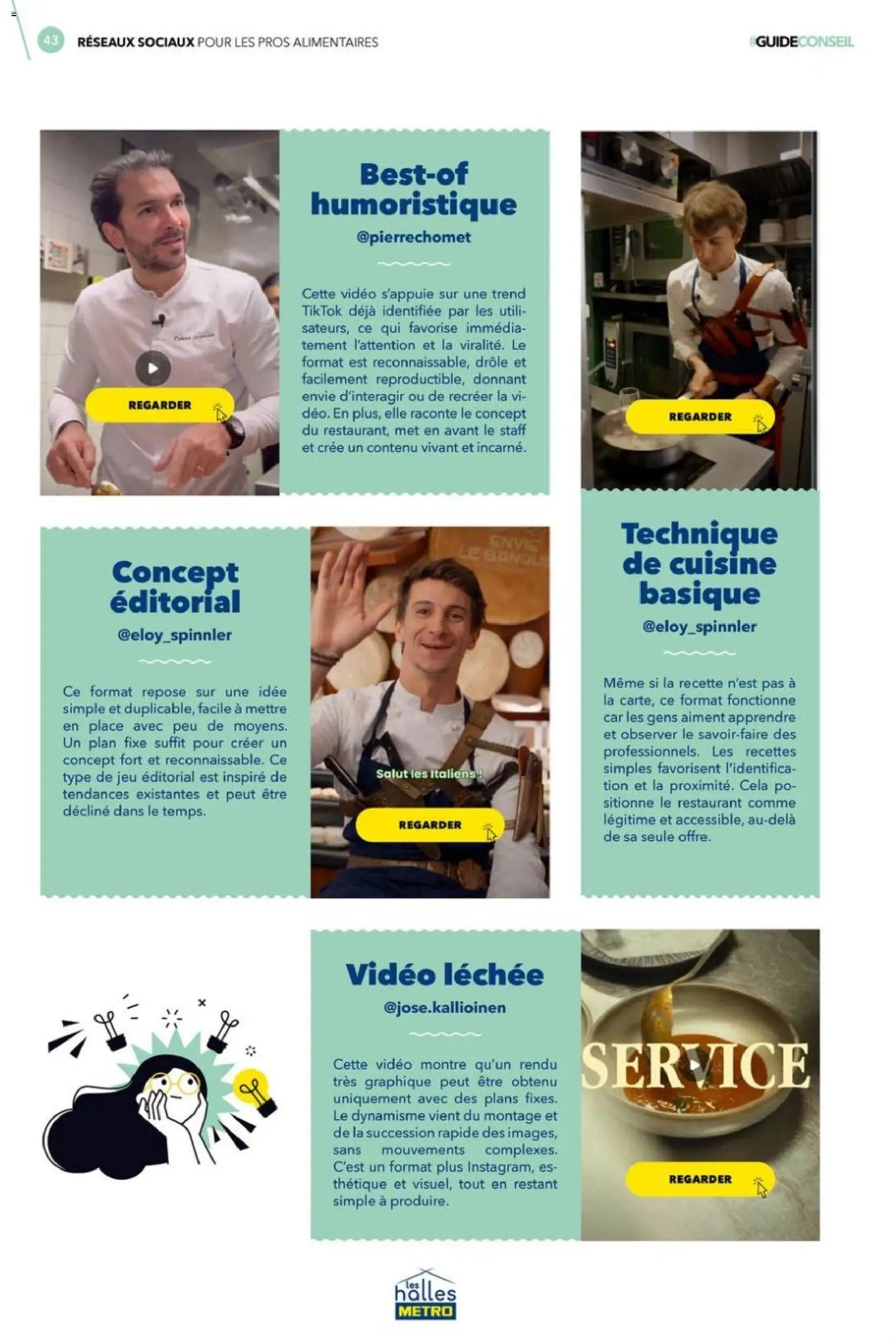 METRO - Réseaux sociaux pour les pros alimentaires