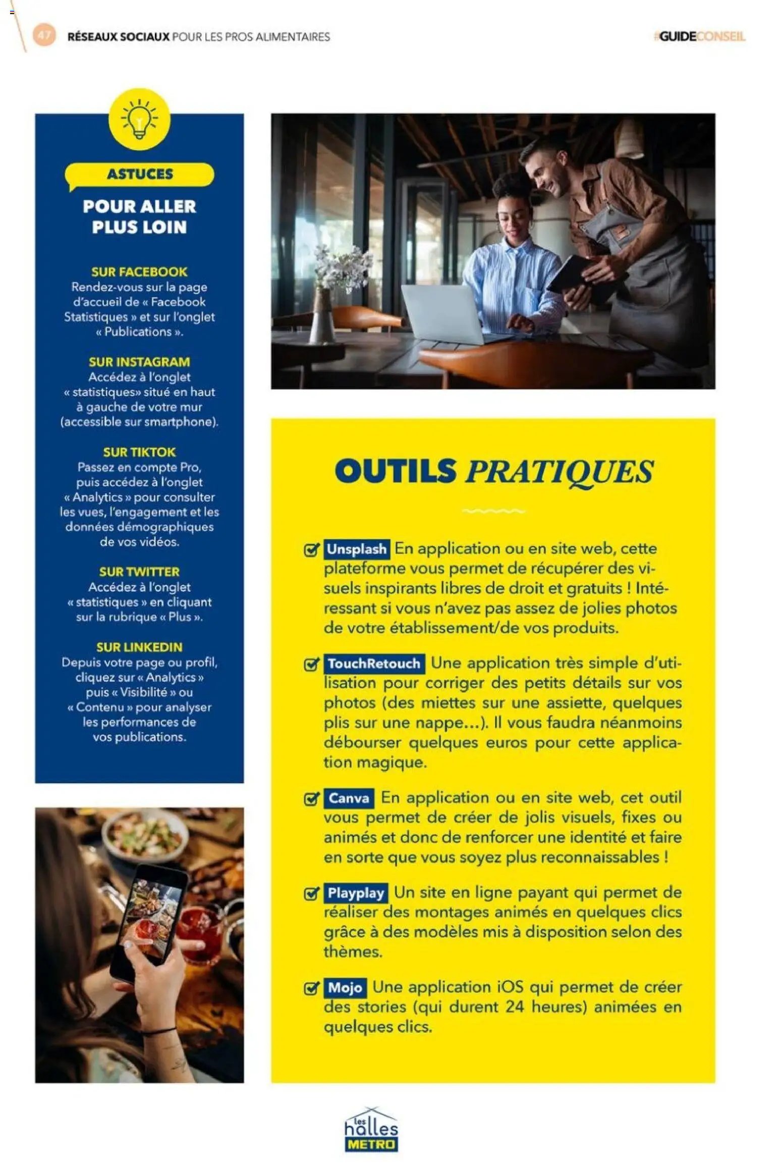 METRO - Réseaux sociaux pour les pros alimentaires