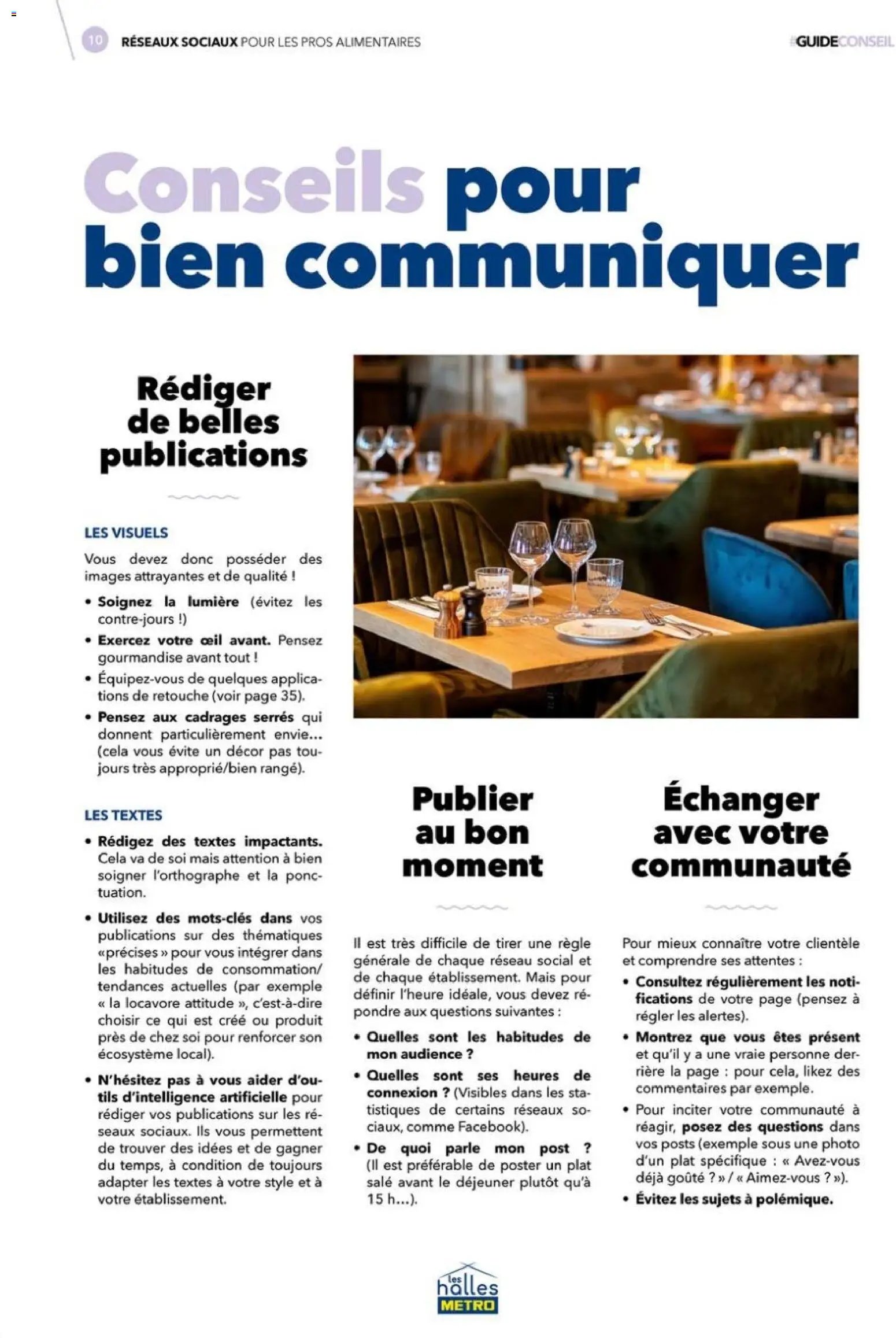 METRO - Réseaux sociaux pour les pros alimentaires