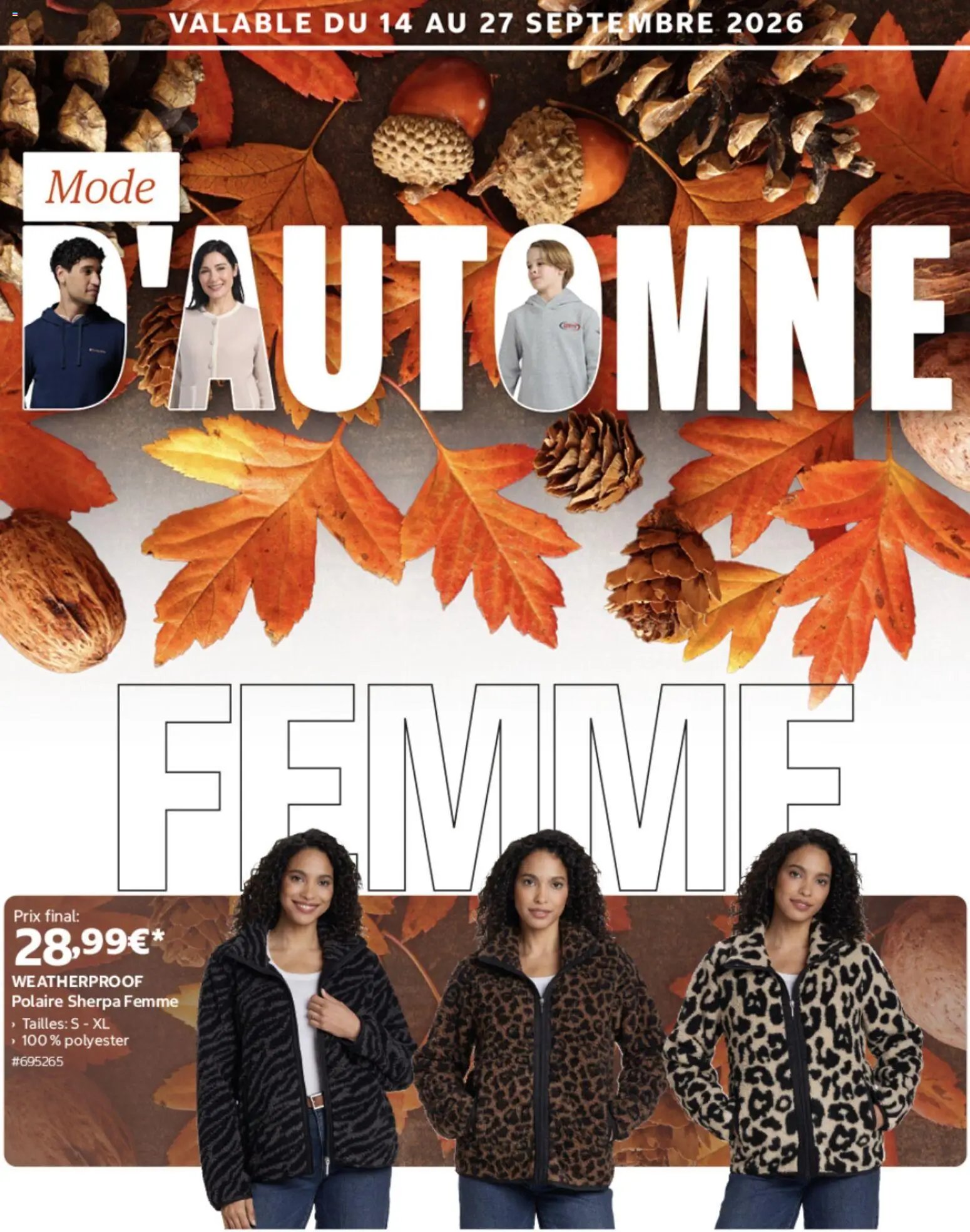 Costco Mode automne : femmes, hommes et enfants