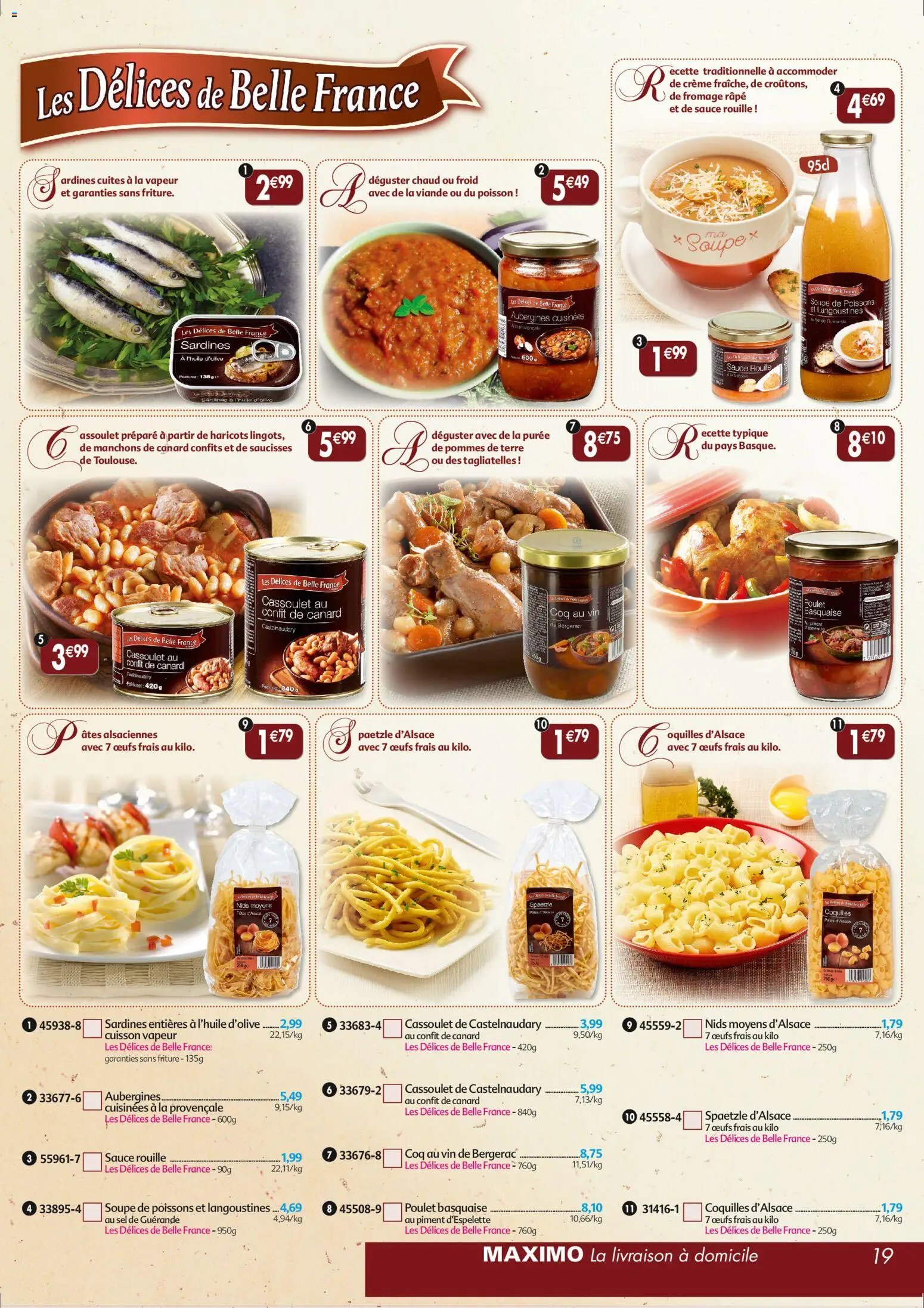 Maximo catalogue epicerie