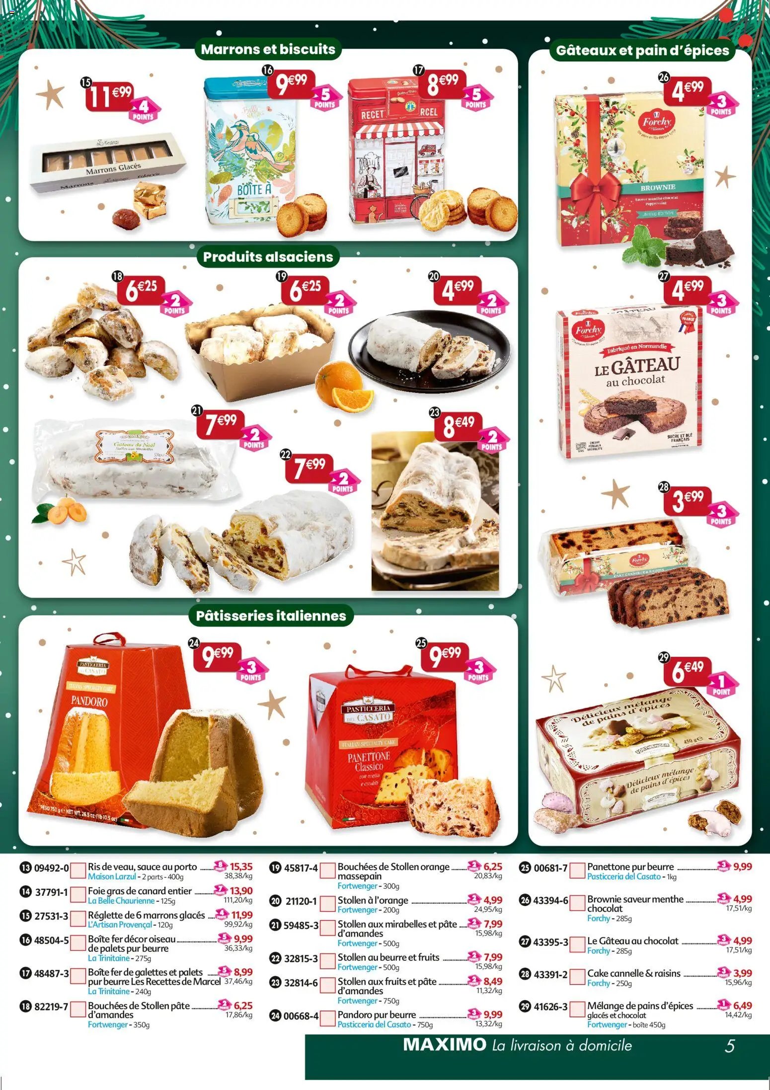 Maximo catalogue epicerie