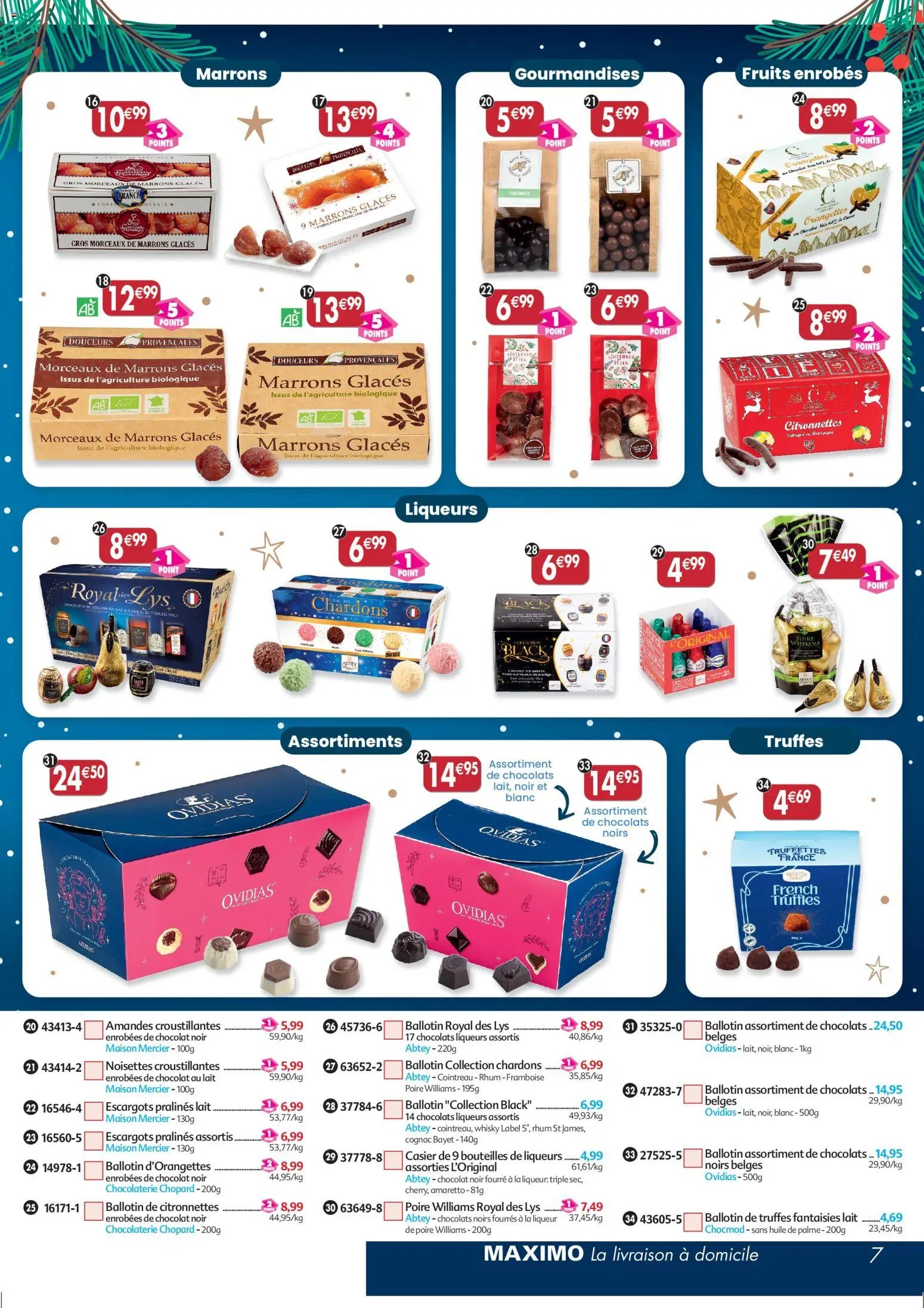 Maximo catalogue epicerie