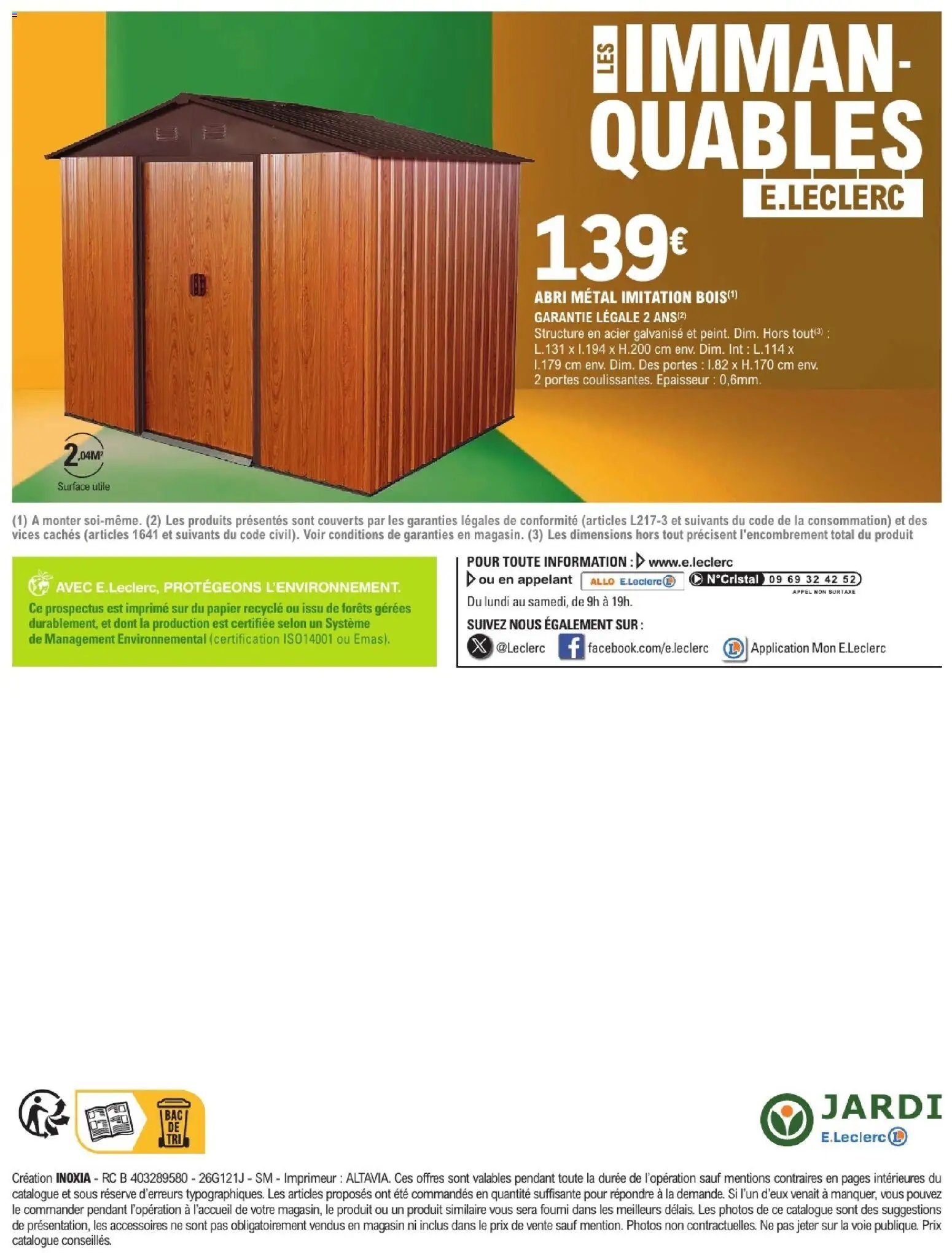 Brico E.Leclerc catalogue