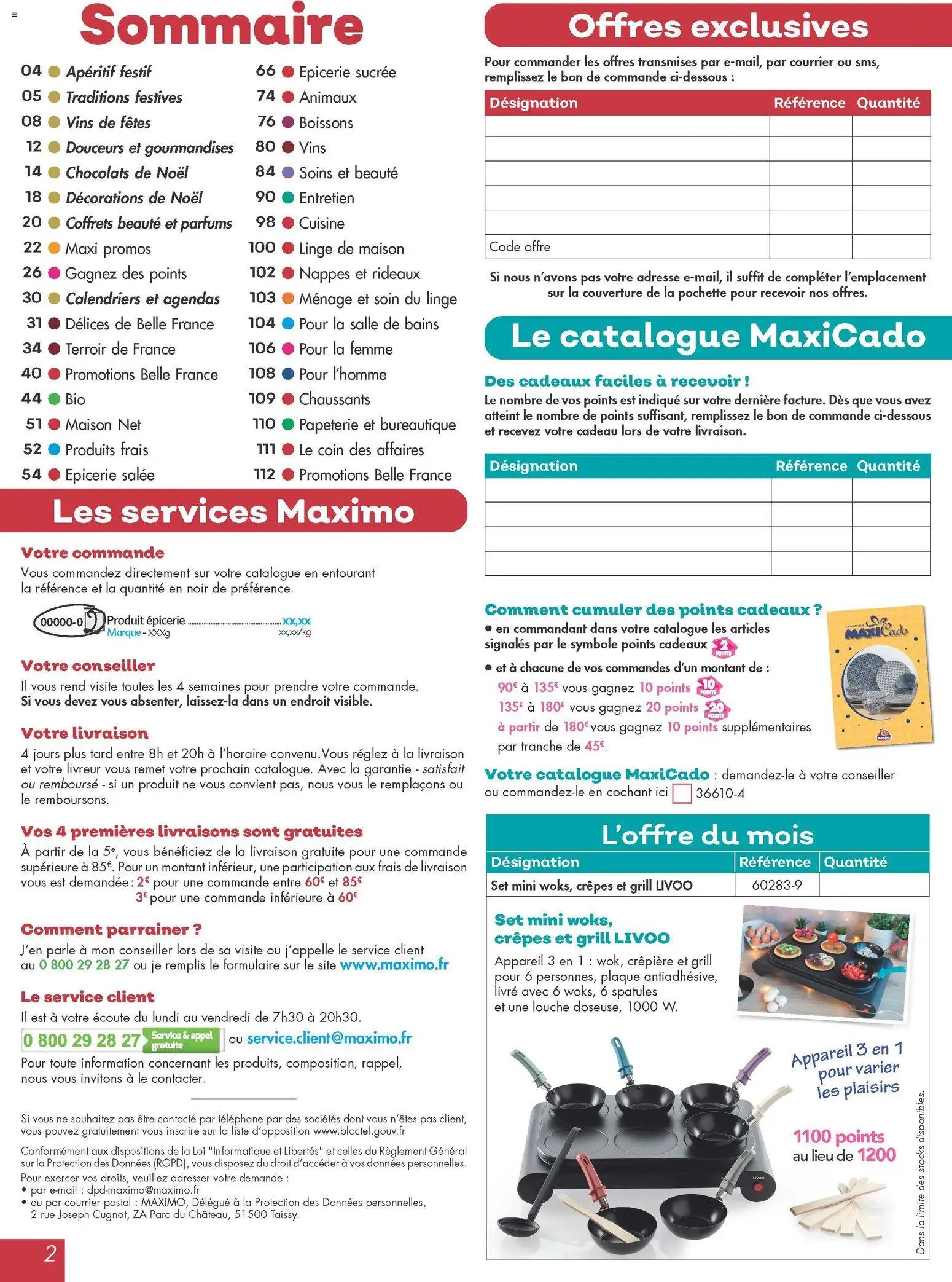 Maximo catalogue epicerie (2025-11-21 - 2025-12-23)