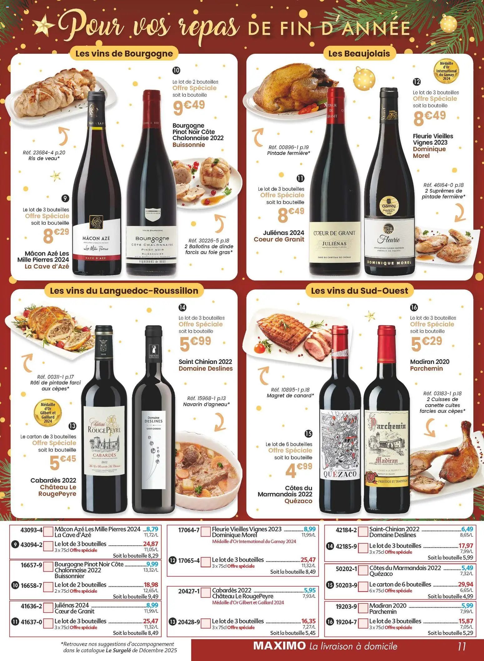 Maximo catalogue epicerie (2025-11-21 - 2025-12-23)