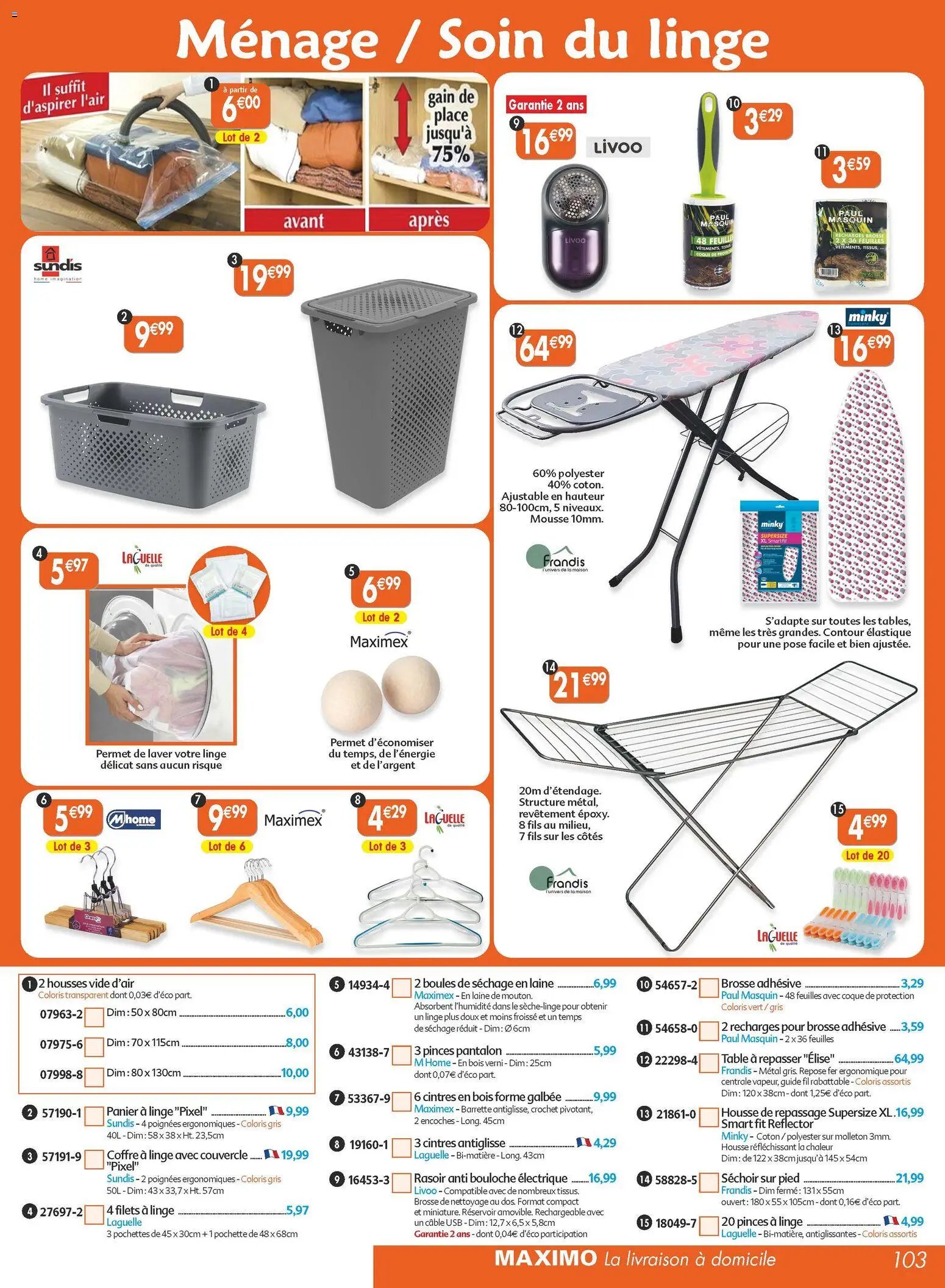 Maximo catalogue epicerie (2025-11-21 - 2025-12-23)